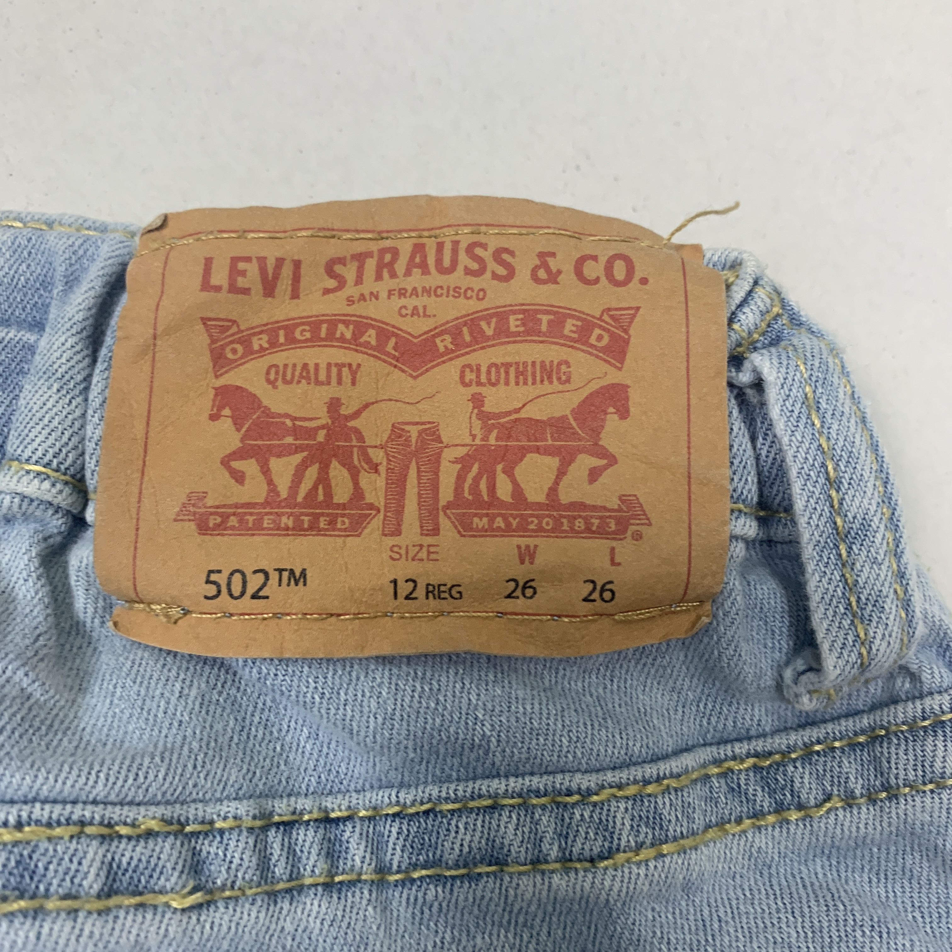 Levi's × Vintage Vintage Levis 502 Blue Denim Jeans Size US 26 / EU 42 - 8 Thumbnail