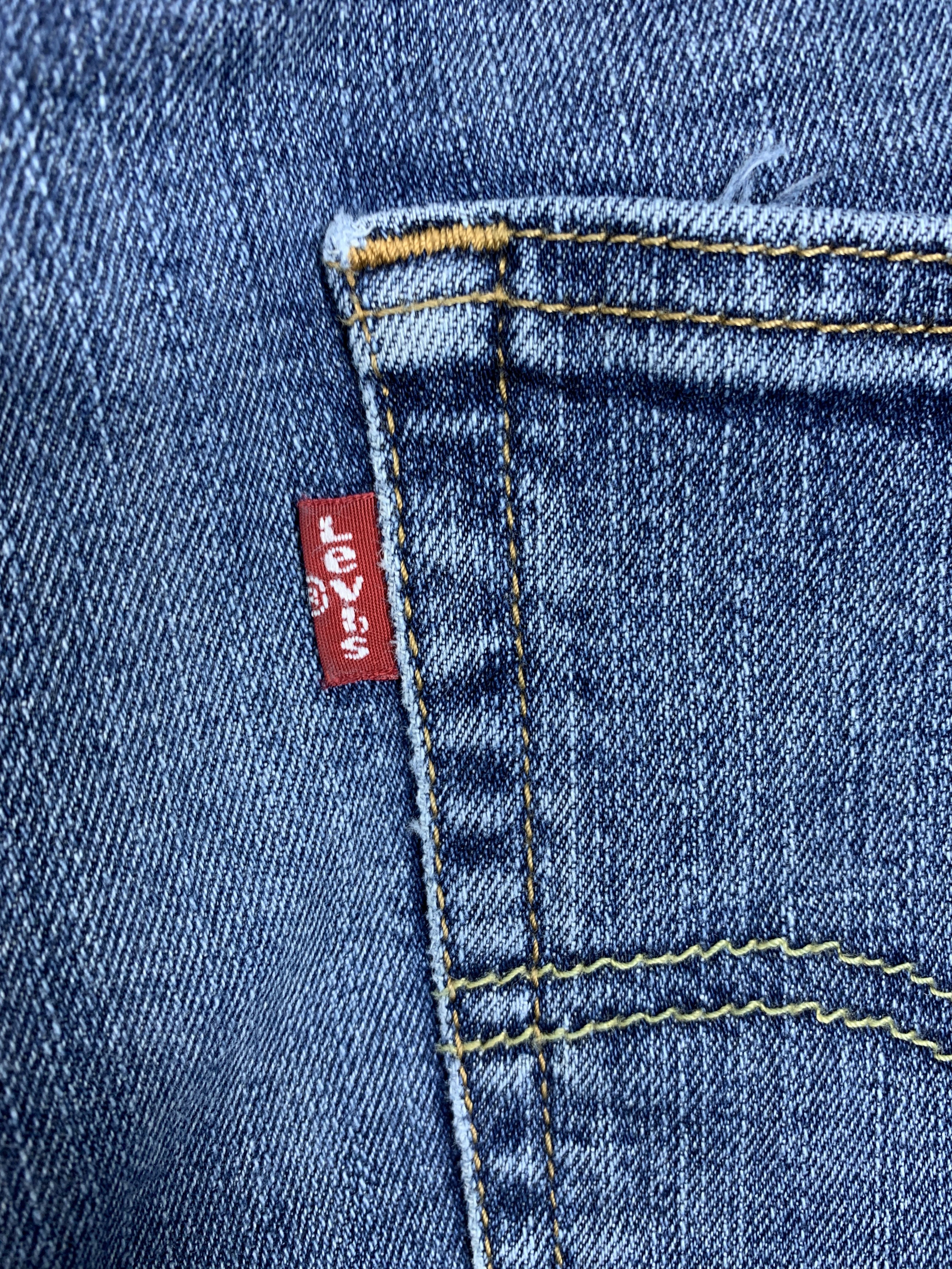Levi's × Vintage Vintage LEVI'S Staright Cut Faded Blue Jeans Medium Blue Size US 28 / EU 44 - 8 Thumbnail
