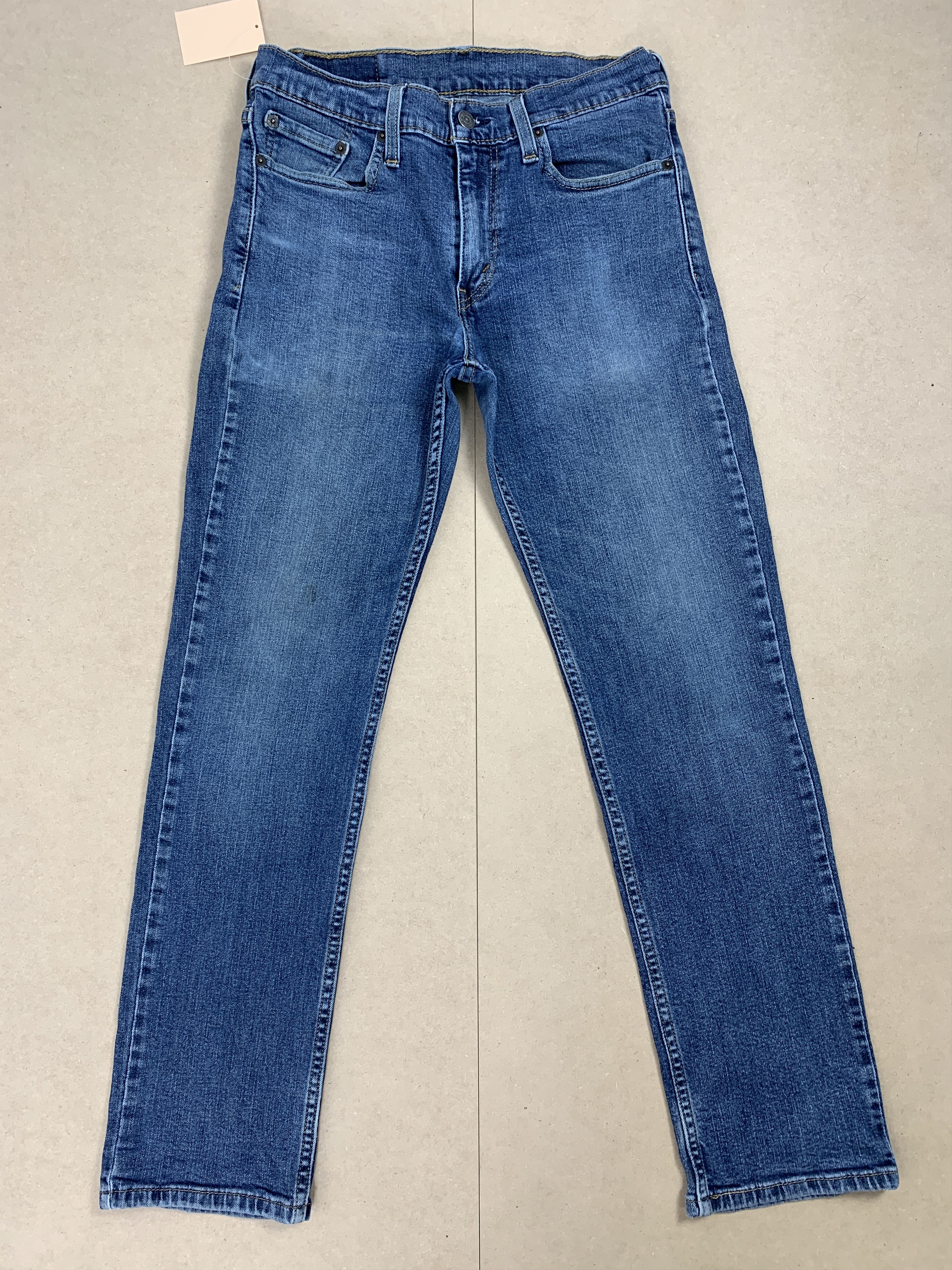 Levi's × Vintage Vintage LEVI'S Staright Cut Faded Blue Jeans Medium Blue Size US 28 / EU 44 - 1 Thumbnail