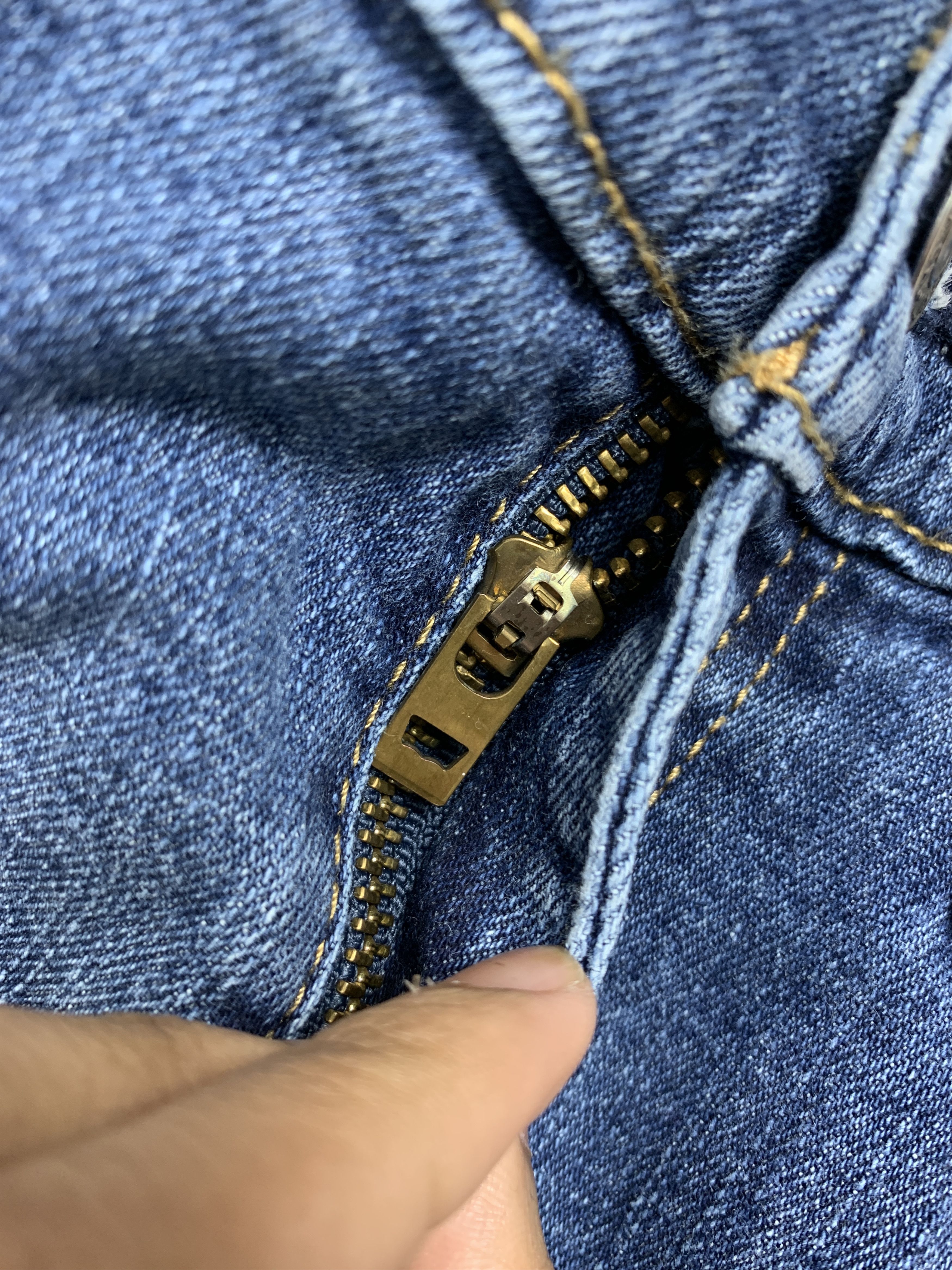 Levi's × Vintage Vintage LEVI'S Staright Cut Faded Blue Jeans Medium Blue Size US 28 / EU 44 - 21 Thumbnail