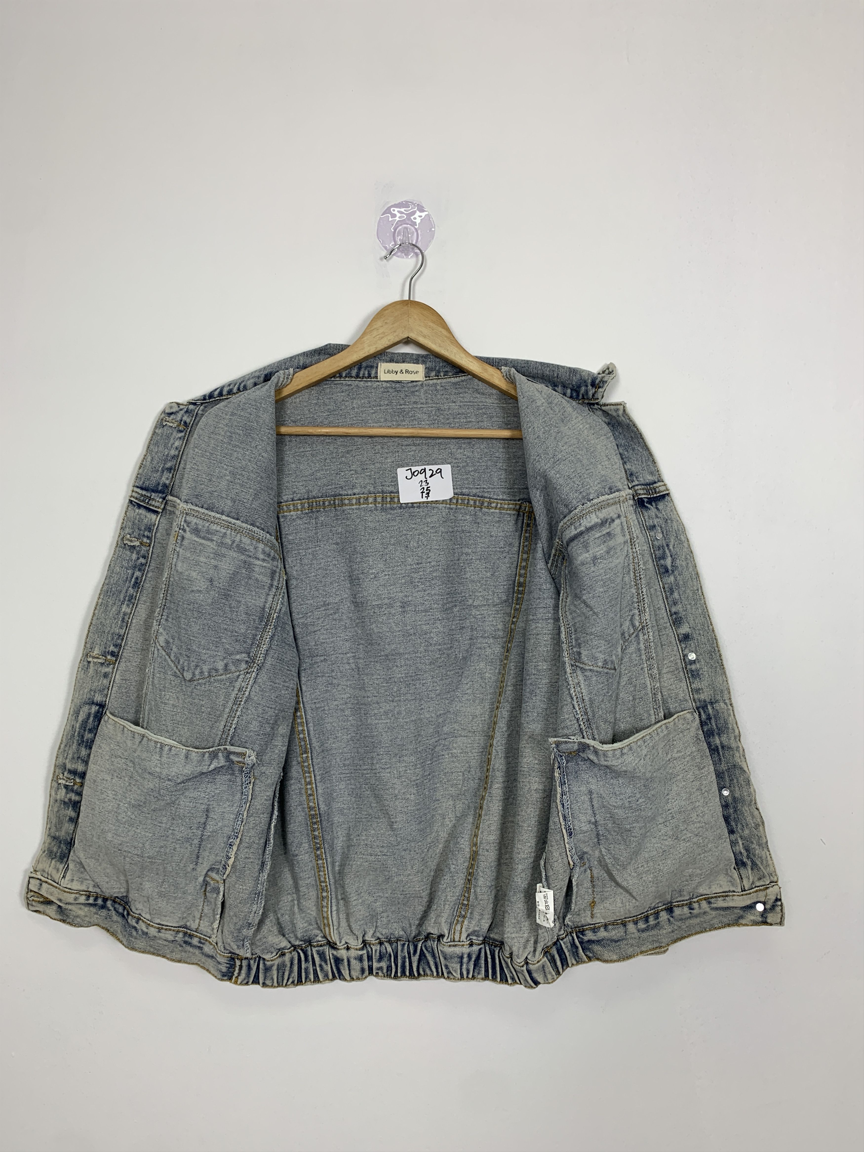 Japanese Brand Vintage Libby and Rose Denim Jeans Jacket J0929 Size US M / EU 48-50 / 2 - 9 Thumbnail