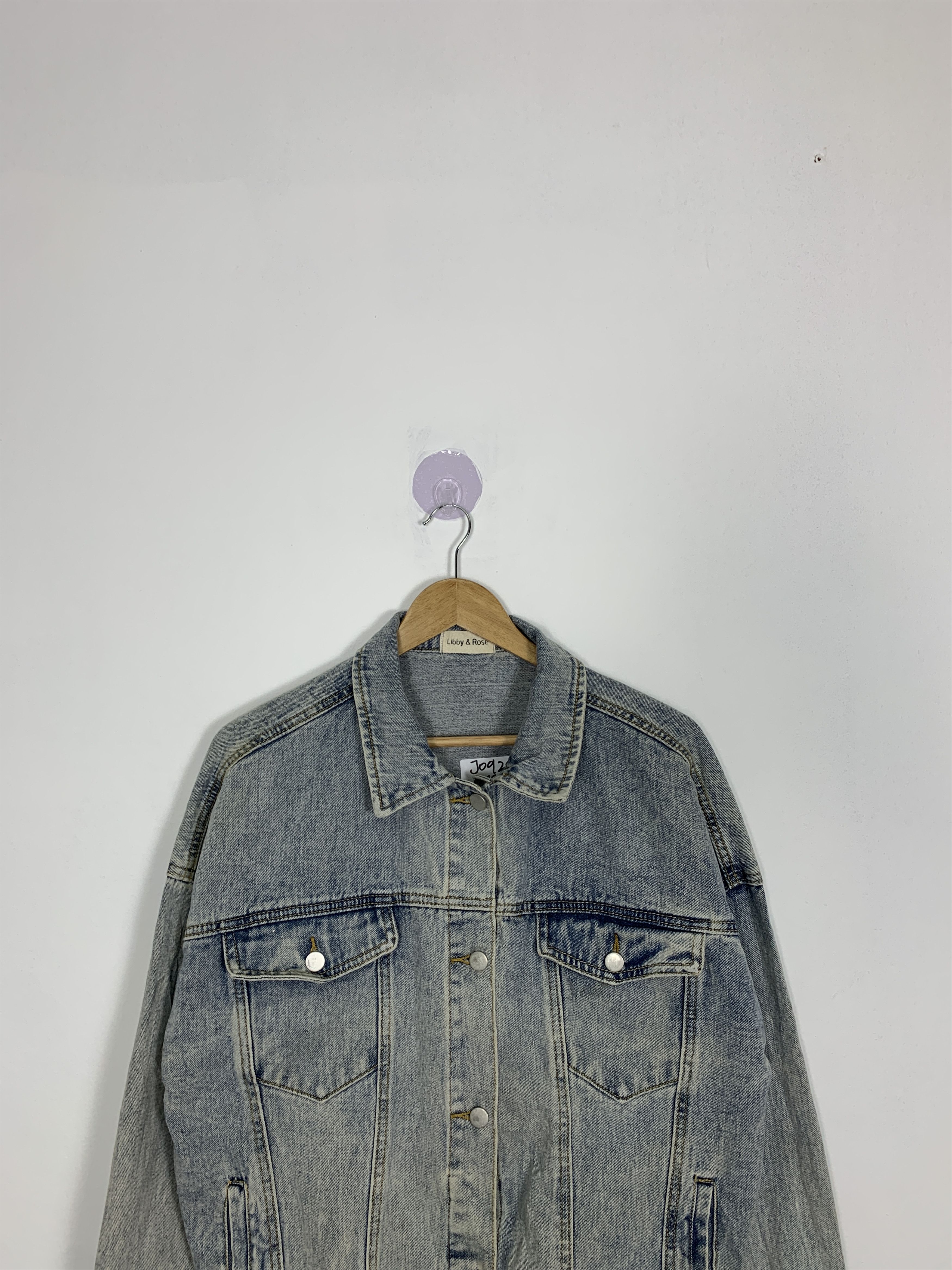 Japanese Brand Vintage Libby and Rose Denim Jeans Jacket J0929 Size US M / EU 48-50 / 2 - 2 Thumbnail