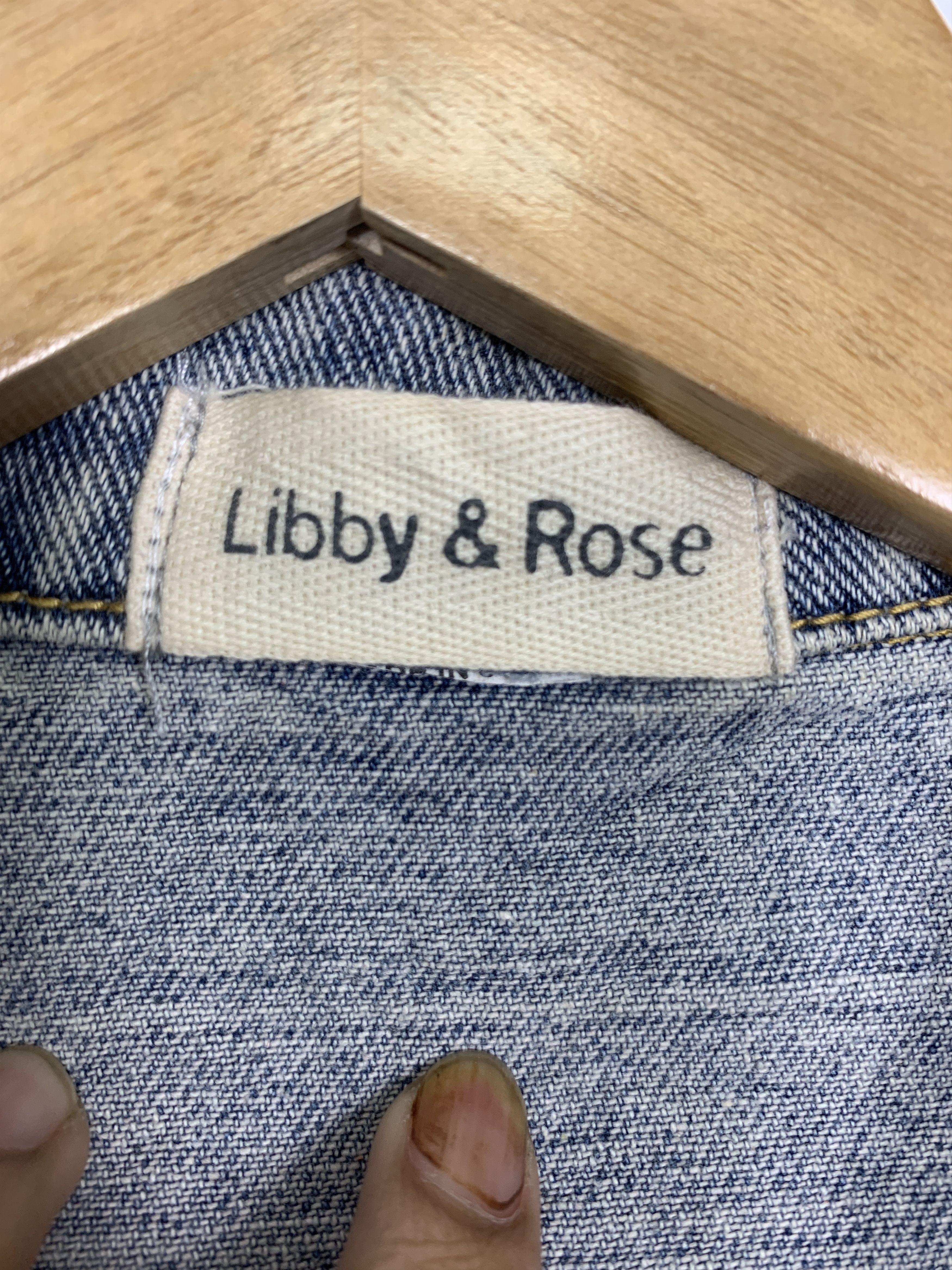Japanese Brand Vintage Libby and Rose Denim Jeans Jacket J0929 Size US M / EU 48-50 / 2 - 6 Thumbnail