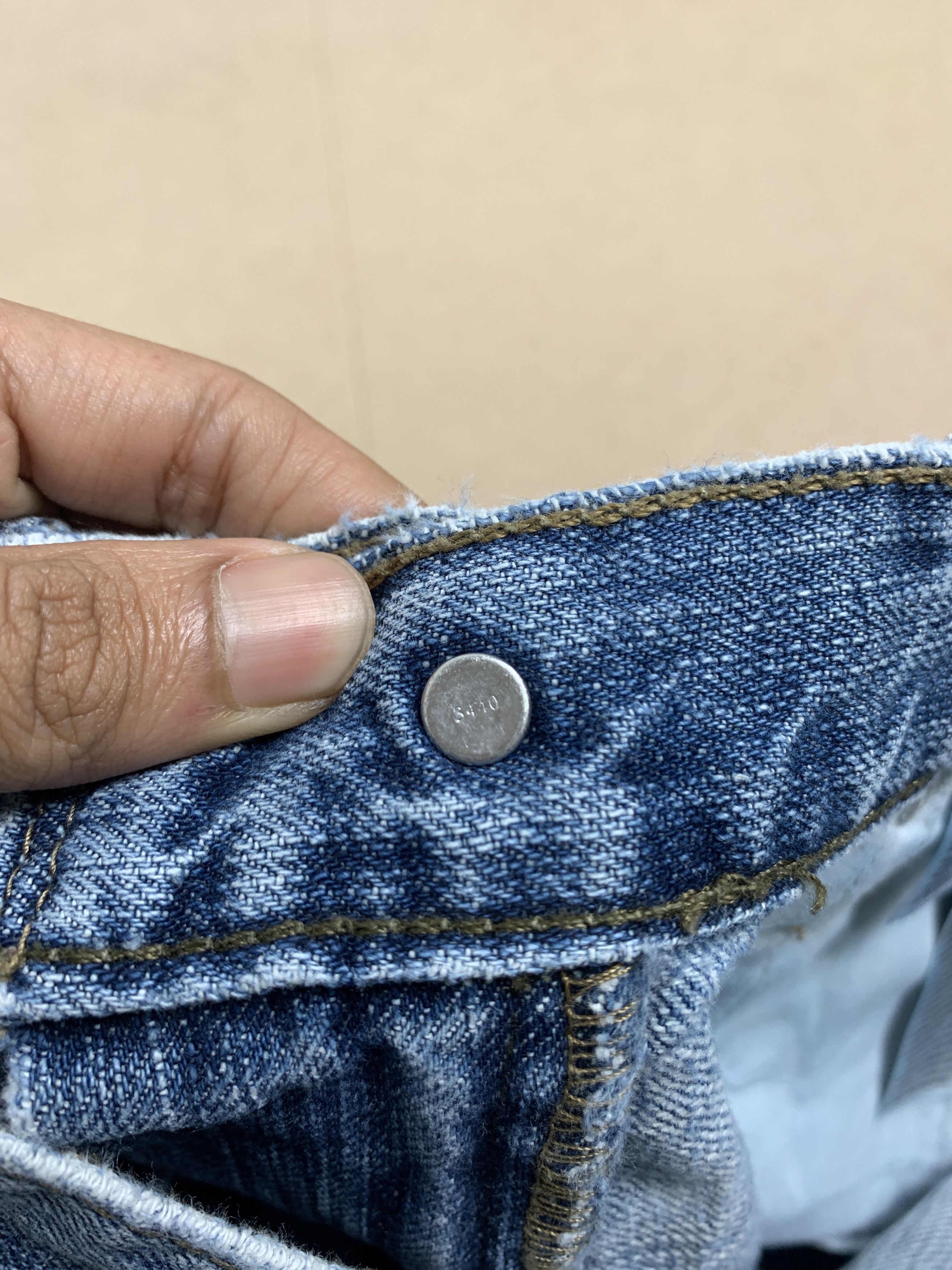 Levi's Vintage Levis 514 Straight Cut Faded Blue Jeans Size US 30 / EU 46 - 14 Thumbnail