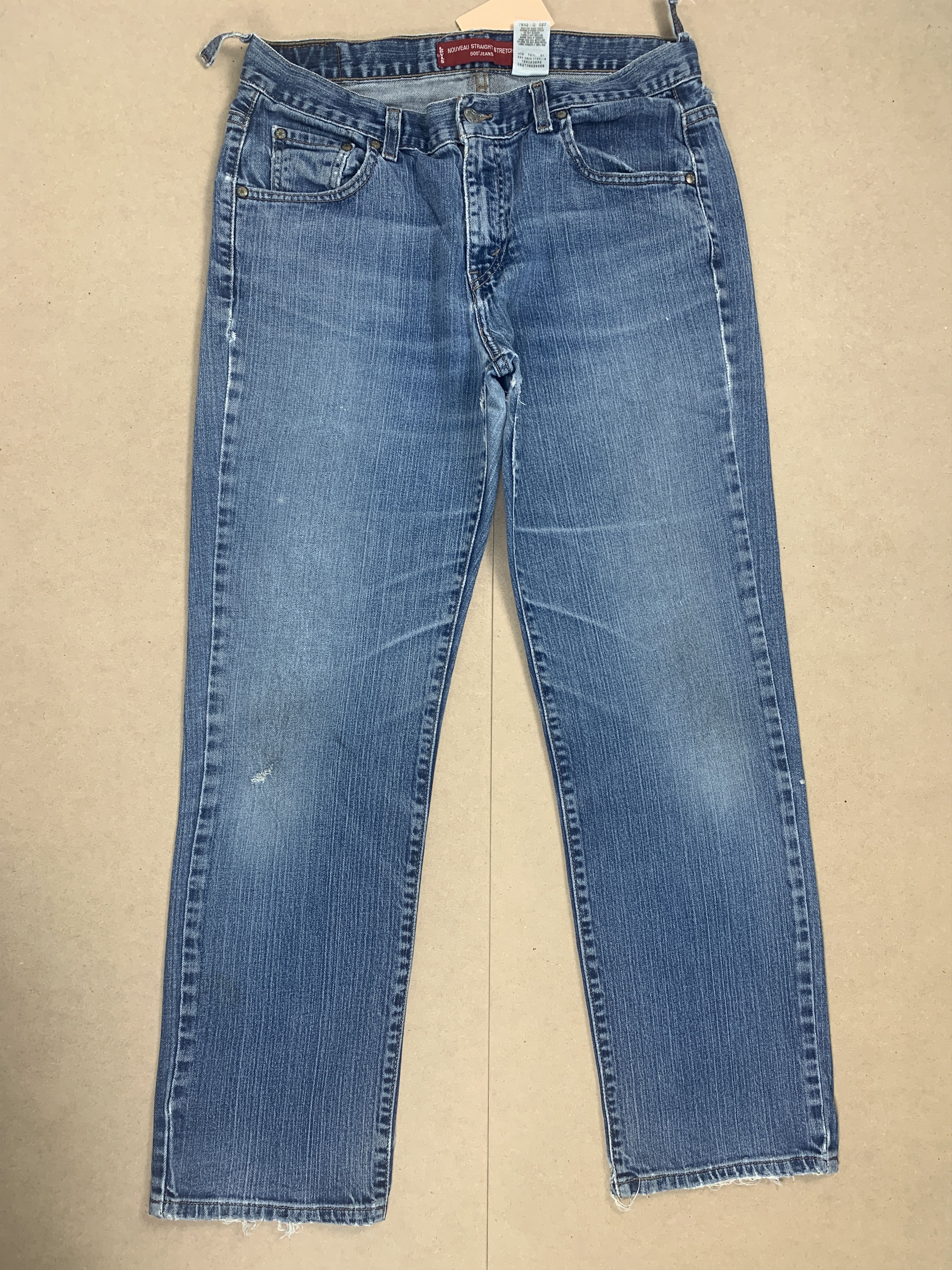Levi's × Vintage Vintage Levis 505 Straight Cut Faded Blue Jeans Size US 34 / EU 50 - 1 Thumbnail