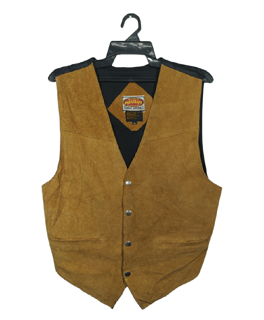 Leather × Vintage Vintage Paragraff leather vest Size US M / EU 48-50 / 2 - 1 Thumbnail