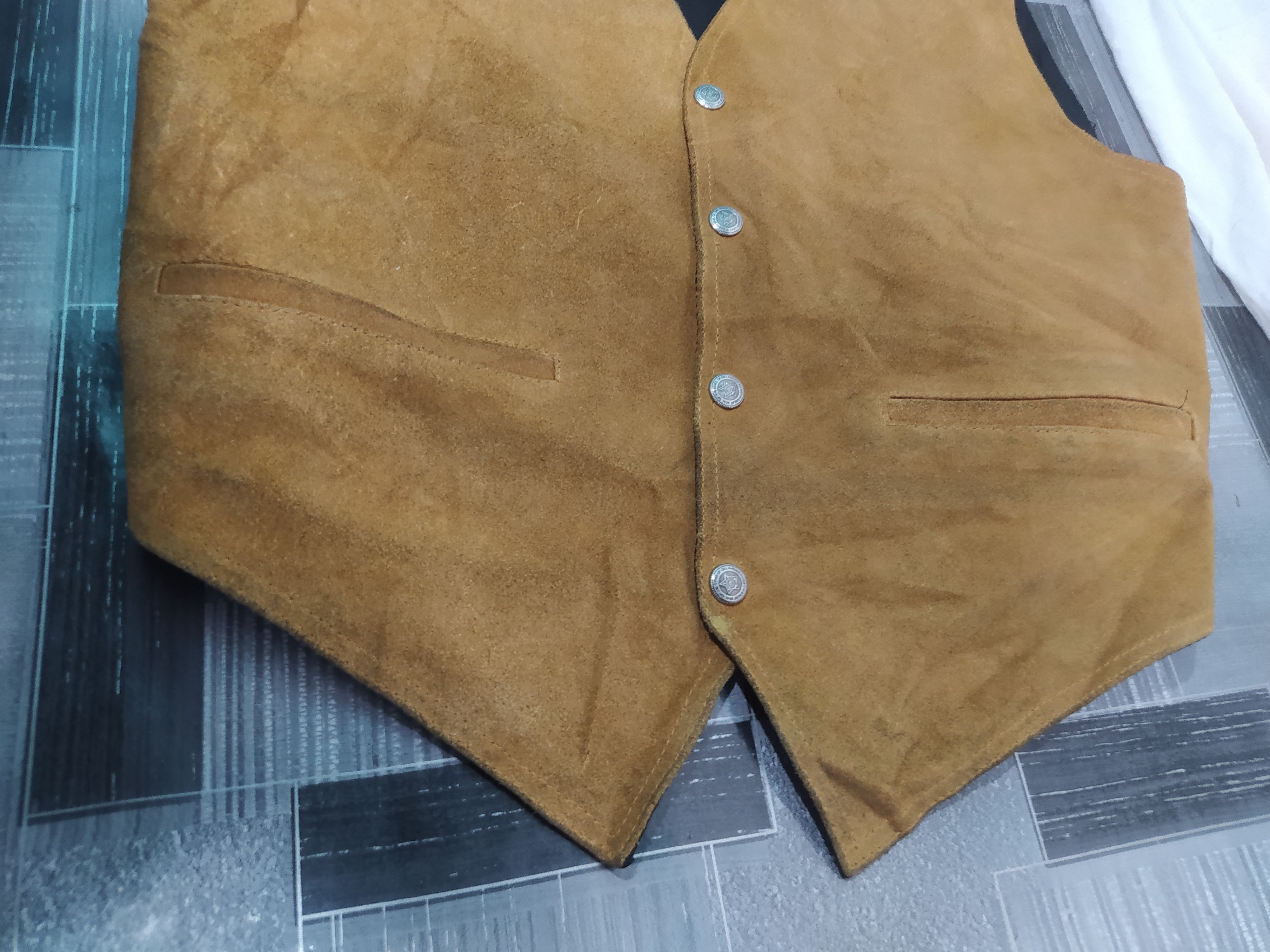 Leather × Vintage Vintage Paragraff leather vest Size US M / EU 48-50 / 2 - 7 Thumbnail