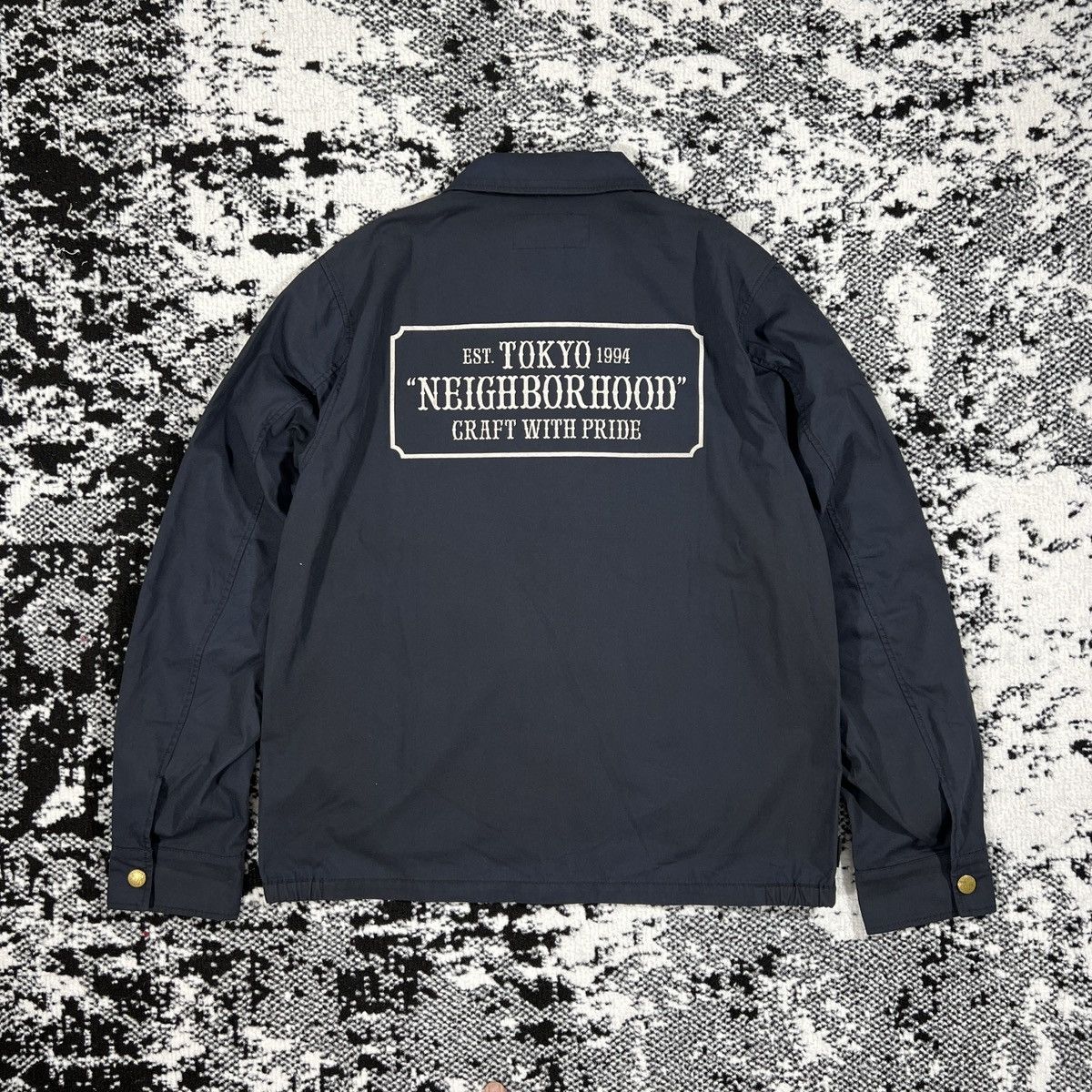 Neighborhood NEIGHBORHOOD DRIZZLER /EC-JKT 2017 - MEDIUM NAVY