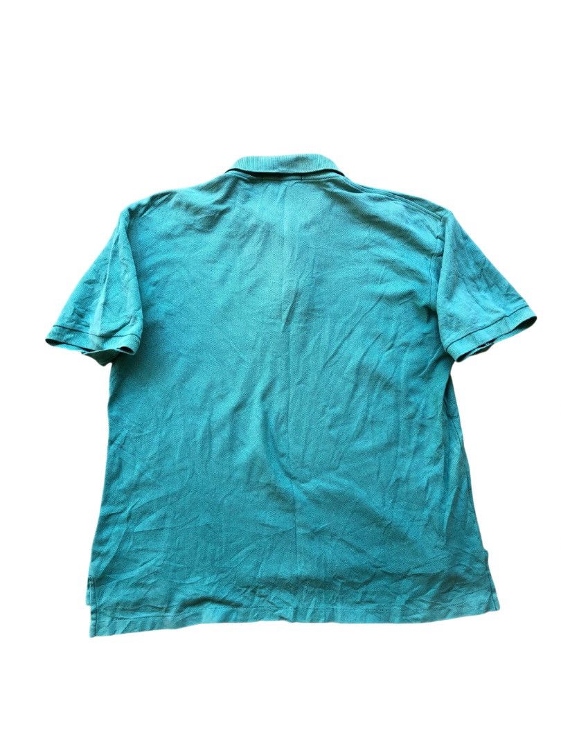 Yves Saint Laurent YSL Pour Homme Faded Teal Polo Size US L / EU 52-54 / 3 - 2 Thumbnail