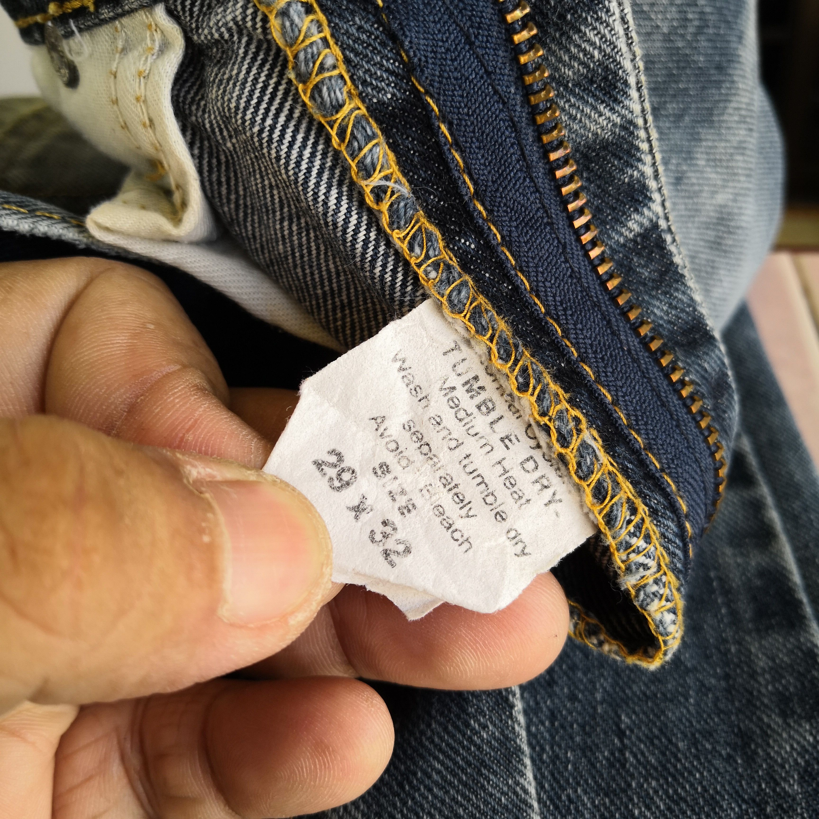 Jean Vintage Lee Cowboys Denim Distressed Lee Riders Jeans Size 28" / US 6 / IT 42 - 11 Thumbnail