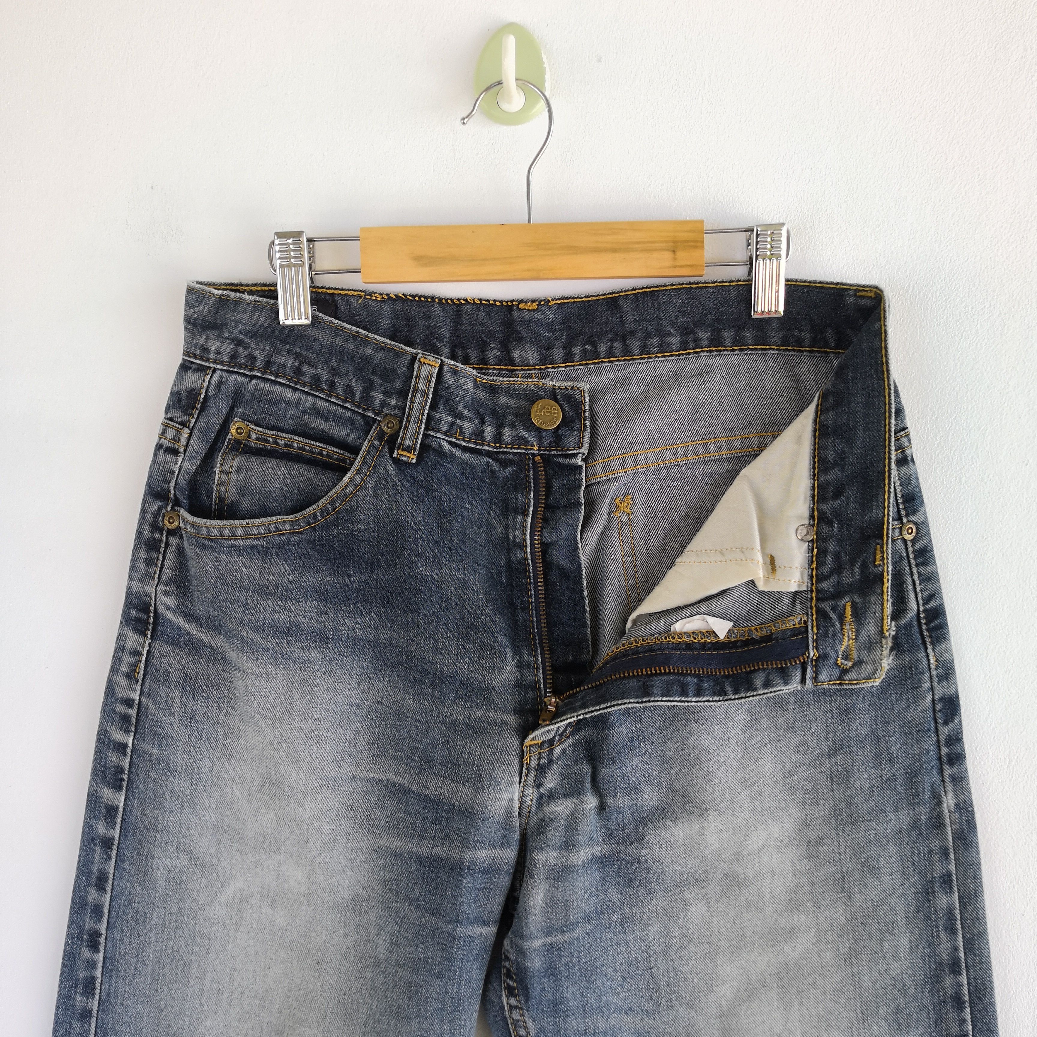 Jean Vintage Lee Cowboys Denim Distressed Lee Riders Jeans Size 28" / US 6 / IT 42 - 9 Thumbnail