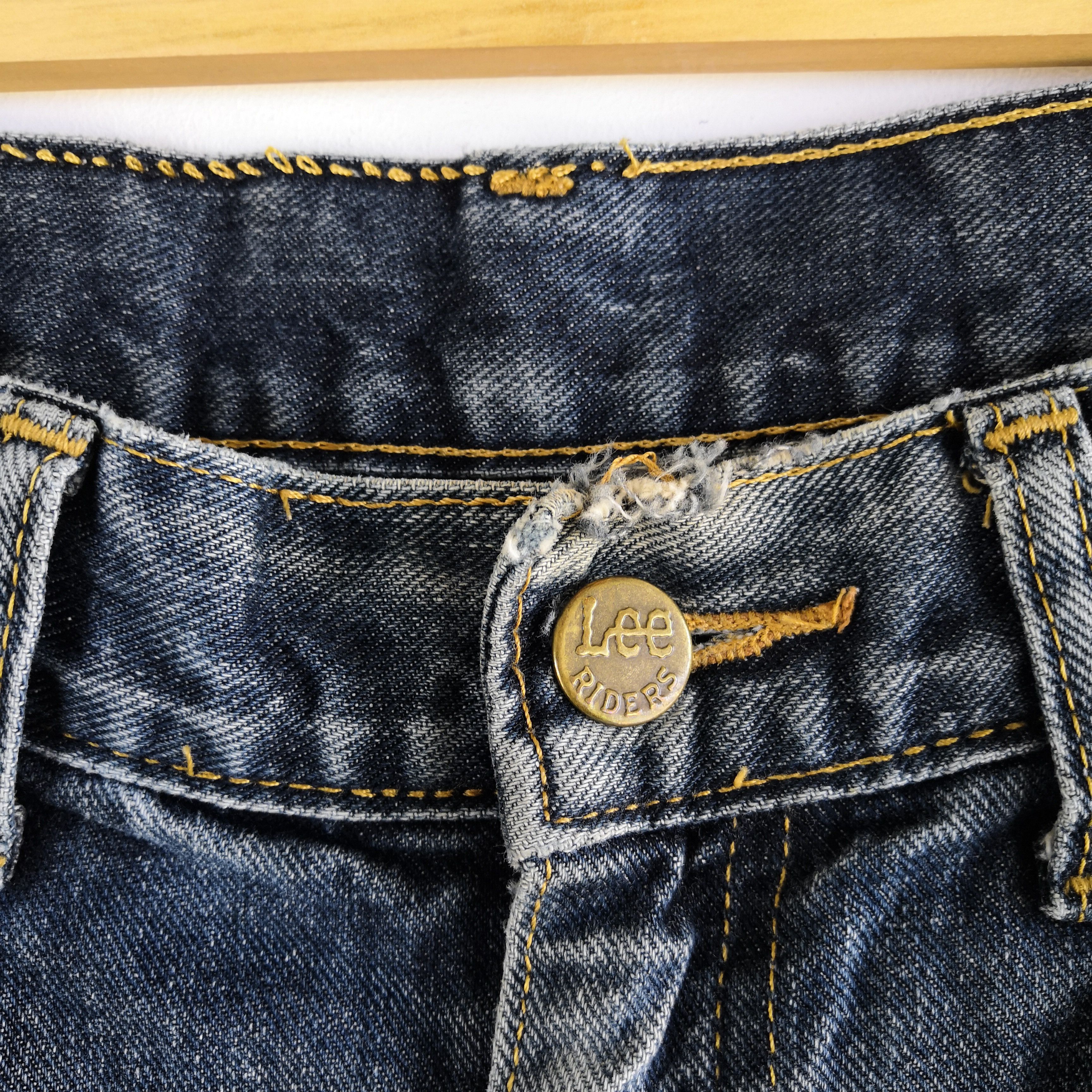 Jean Vintage Lee Cowboys Denim Distressed Lee Riders Jeans Size 28" / US 6 / IT 42 - 8 Thumbnail