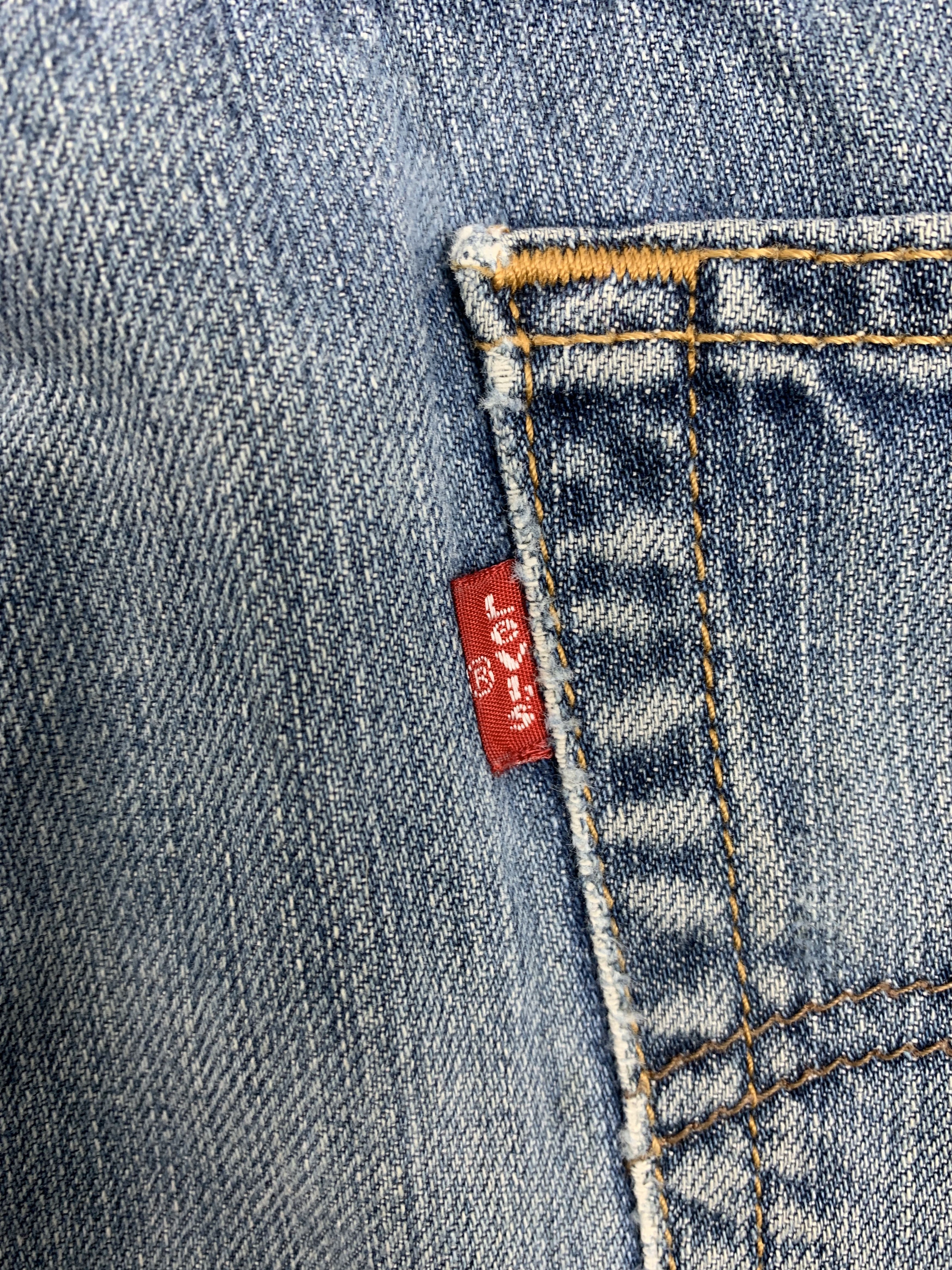 Levi's × Vintage Vintage Levis 559 Straight Cut Blue Jeans Size US 34 / EU 50 - 11 Thumbnail