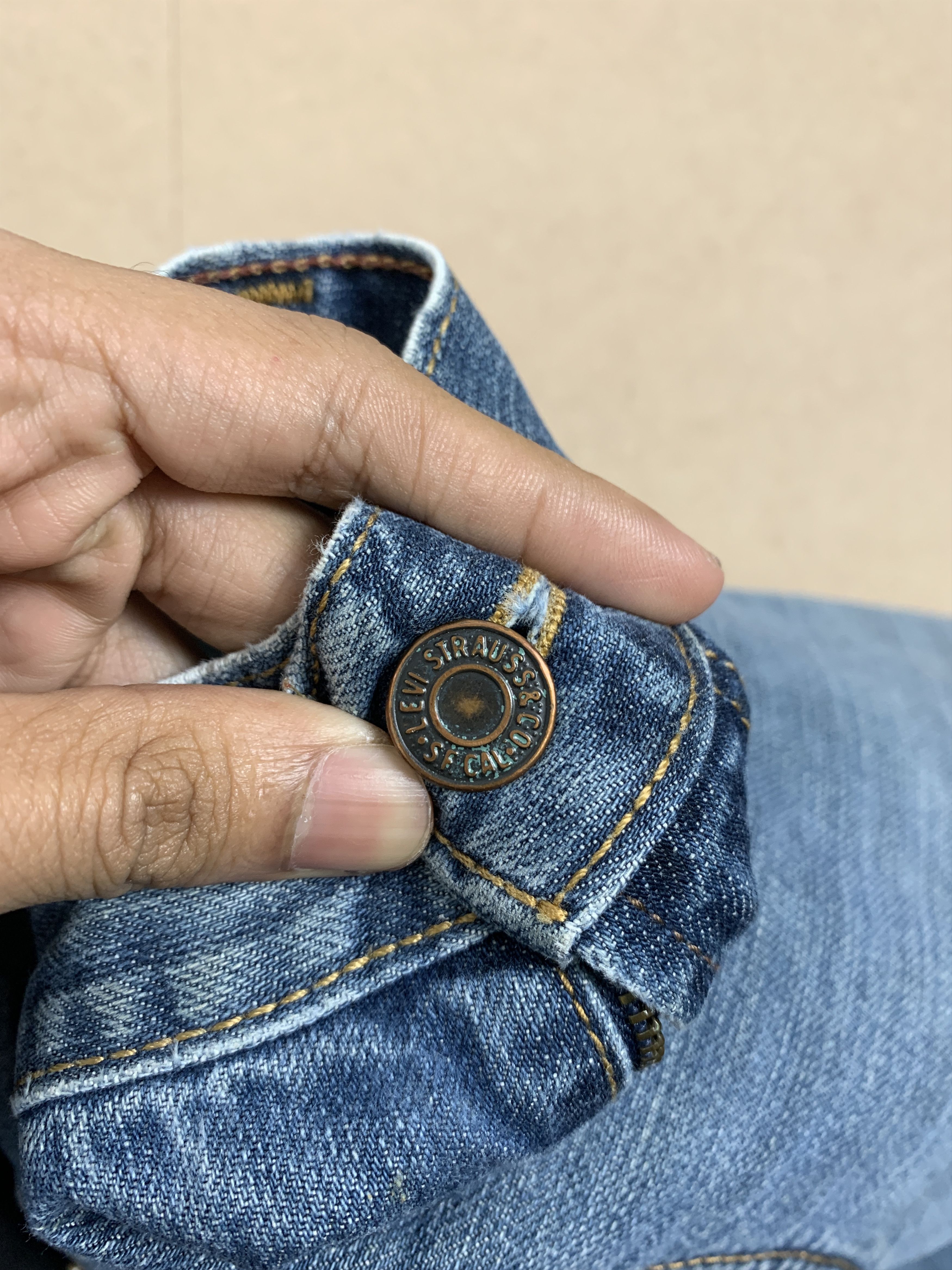 Levi's × Vintage Vintage Levis 559 Straight Cut Blue Jeans Size US 34 / EU 50 - 17 Thumbnail