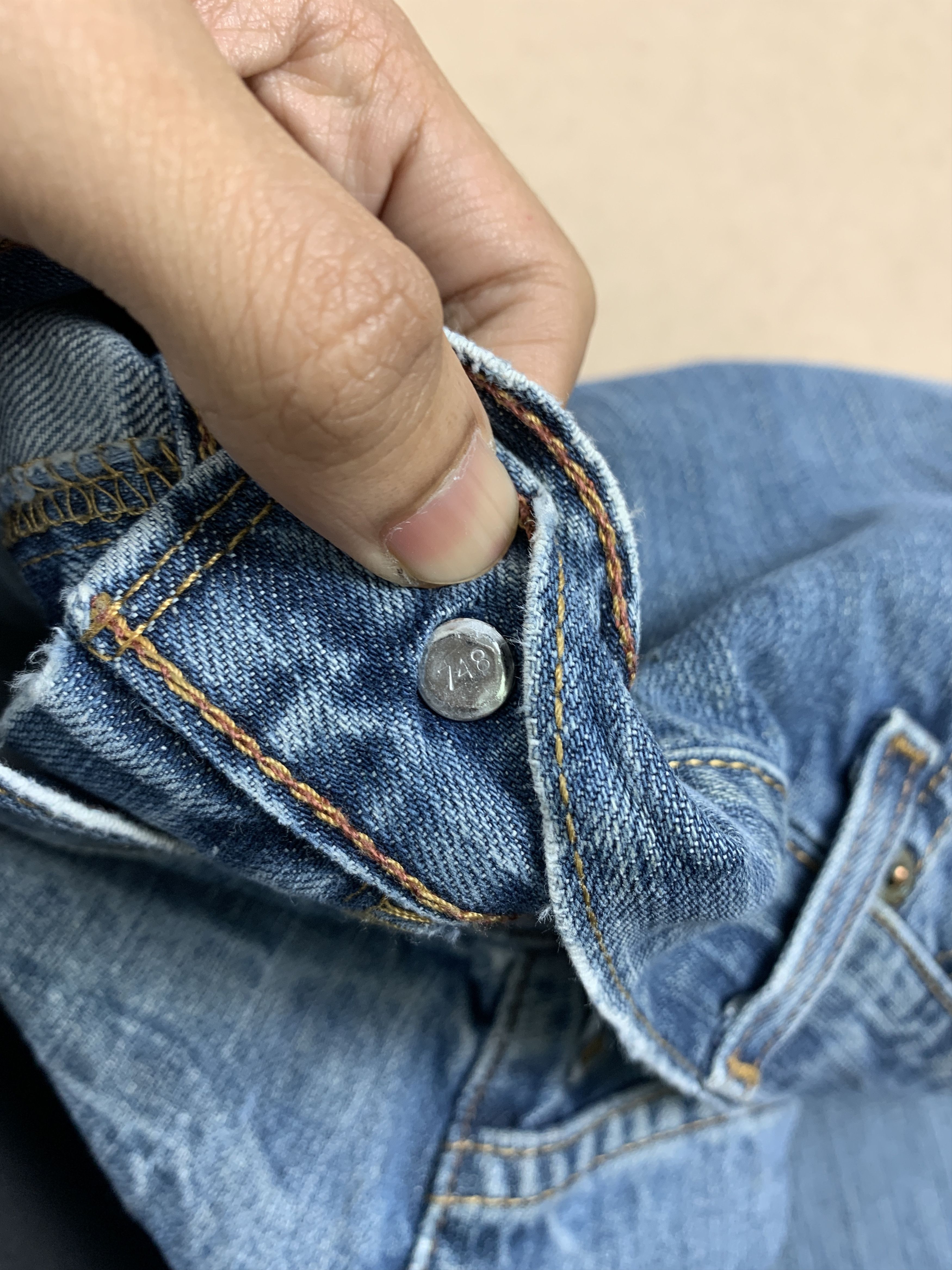 Levi's × Vintage Vintage Levis 559 Straight Cut Blue Jeans Size US 34 / EU 50 - 16 Thumbnail