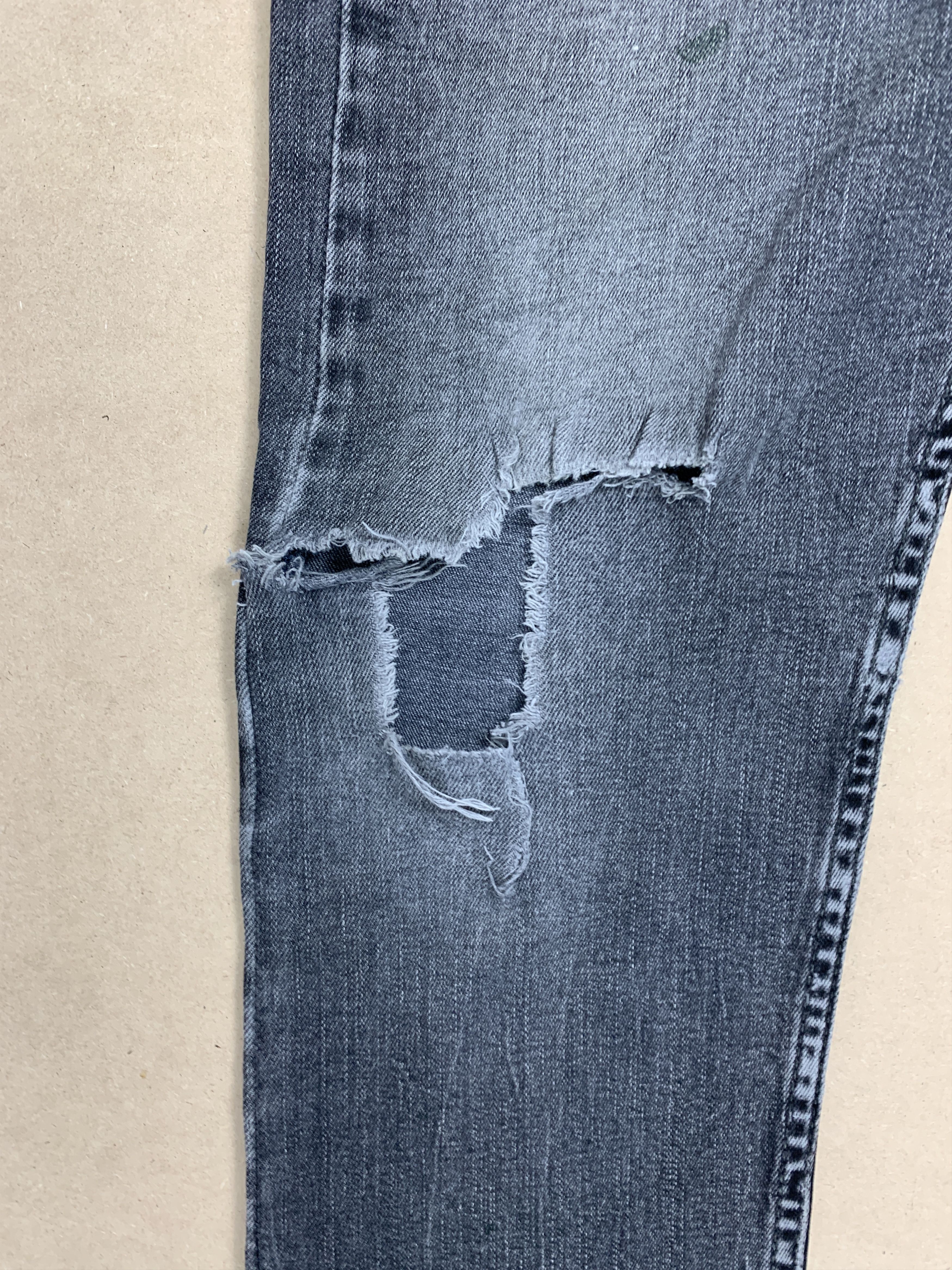 Levi's Vintage Levis 505 Distressed Faded Black Jeans P0292 Size US 32 / EU 48 - 5 Thumbnail