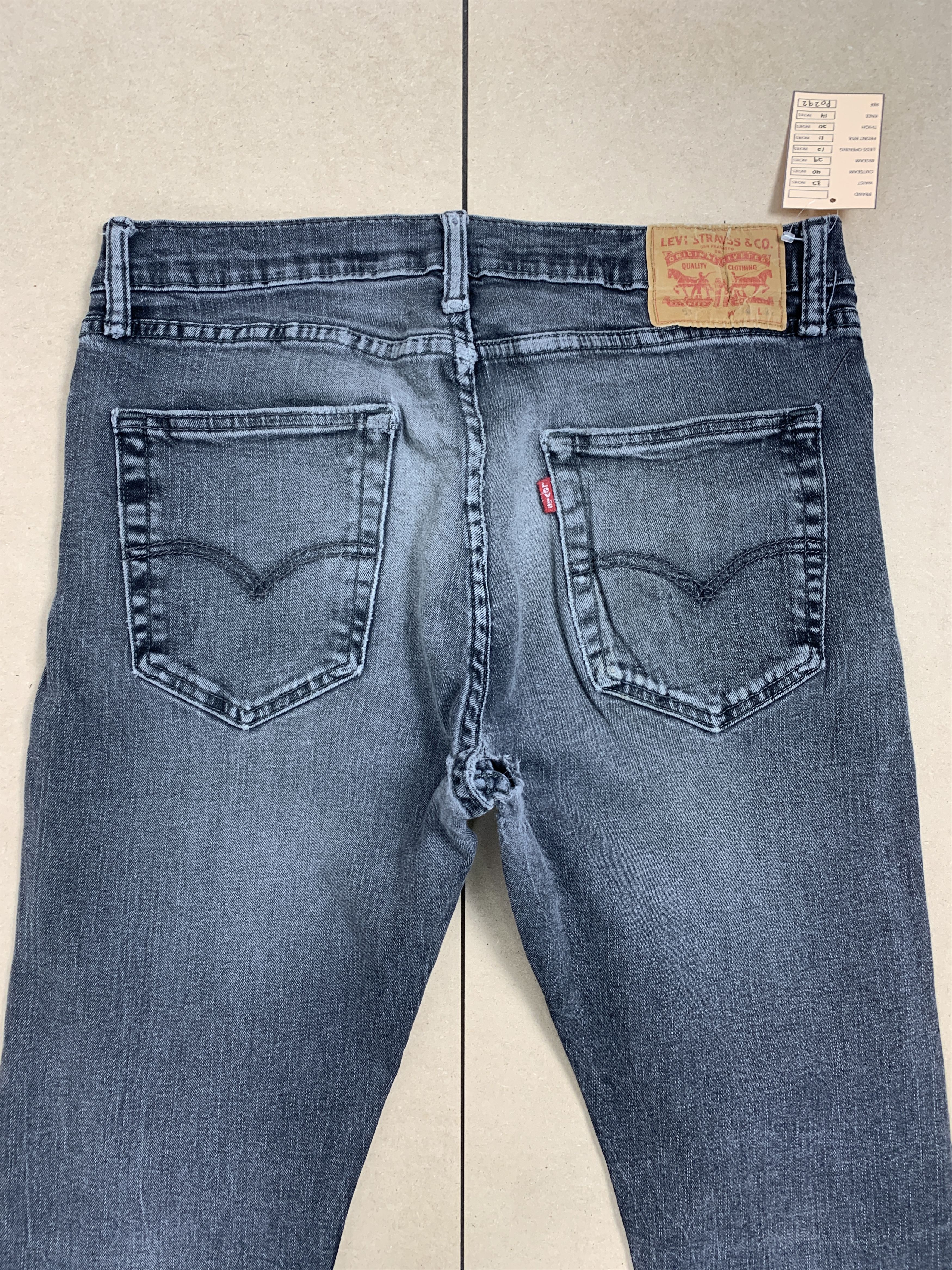 Levi's Vintage Levis 505 Distressed Faded Black Jeans P0292 Size US 32 / EU 48 - 8 Thumbnail