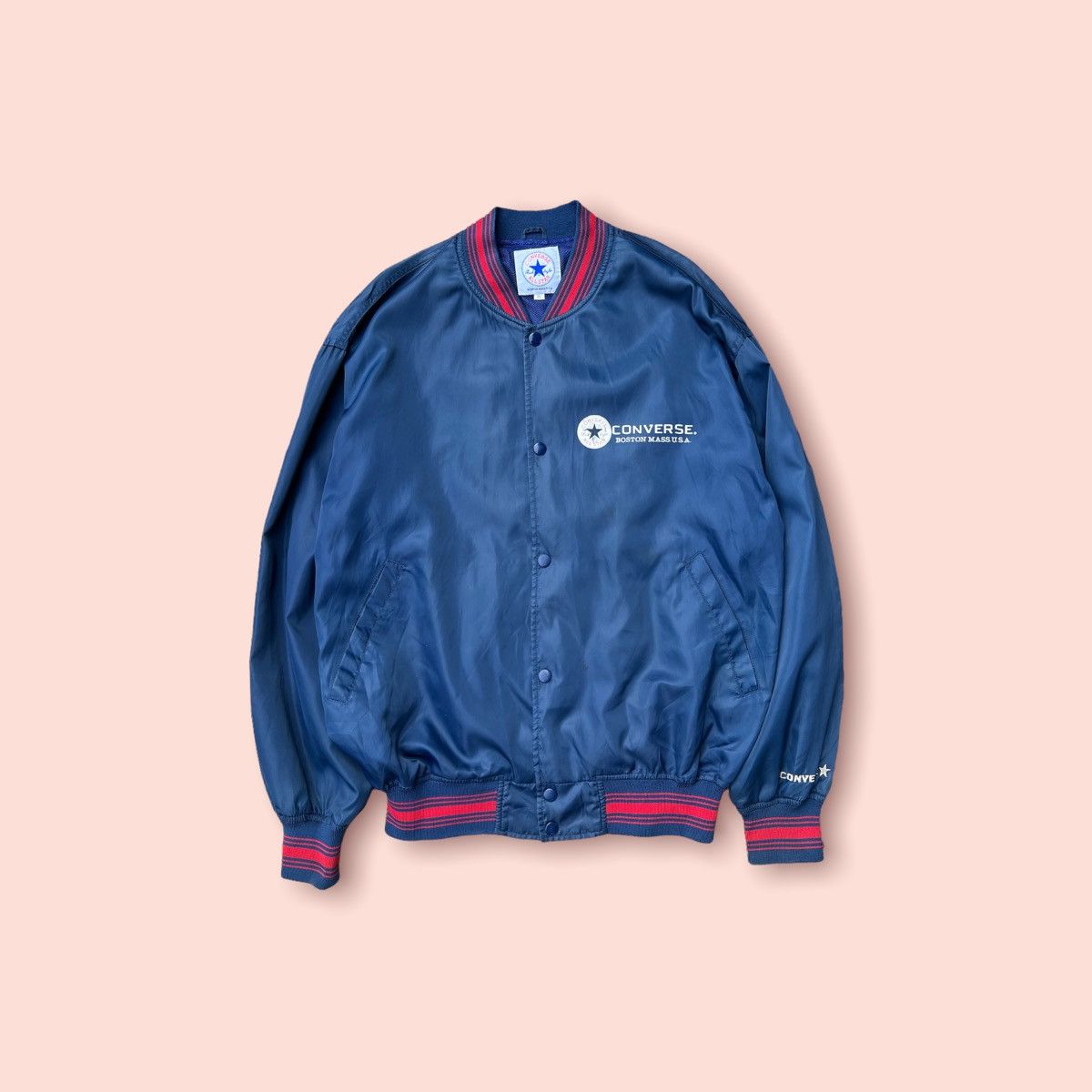 Converse × Vintage VINTAGE CONVERSE VARSITY JACKET Size US XL / EU 56 / 4 - 2 Thumbnail