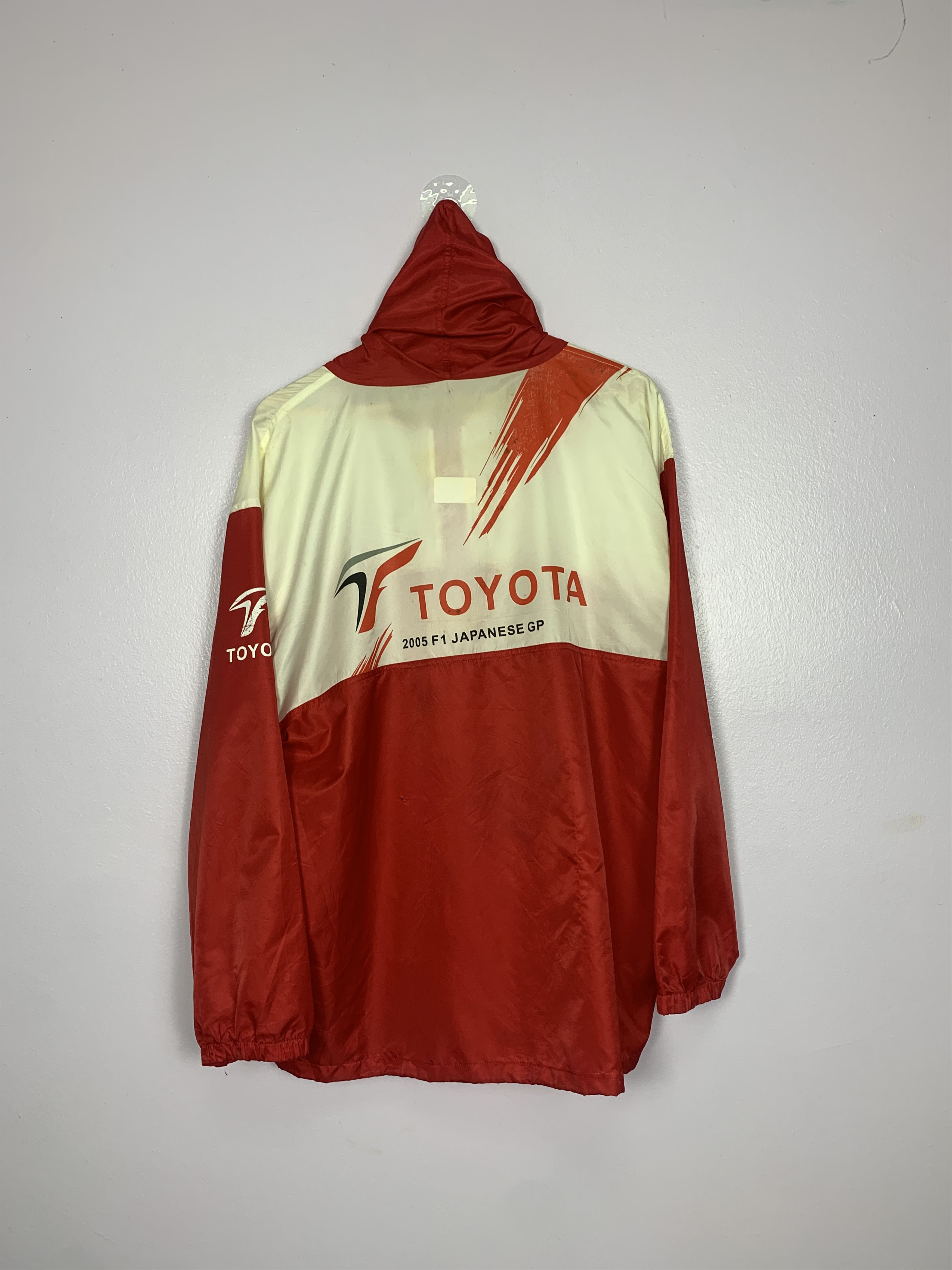 Japanese Brand Vintage TOYOTA 2005 F1 JAPAN Windbreaker Hoodie Jacket J0736 Size US M / EU 48-50 / 2 - 1 Thumbnail
