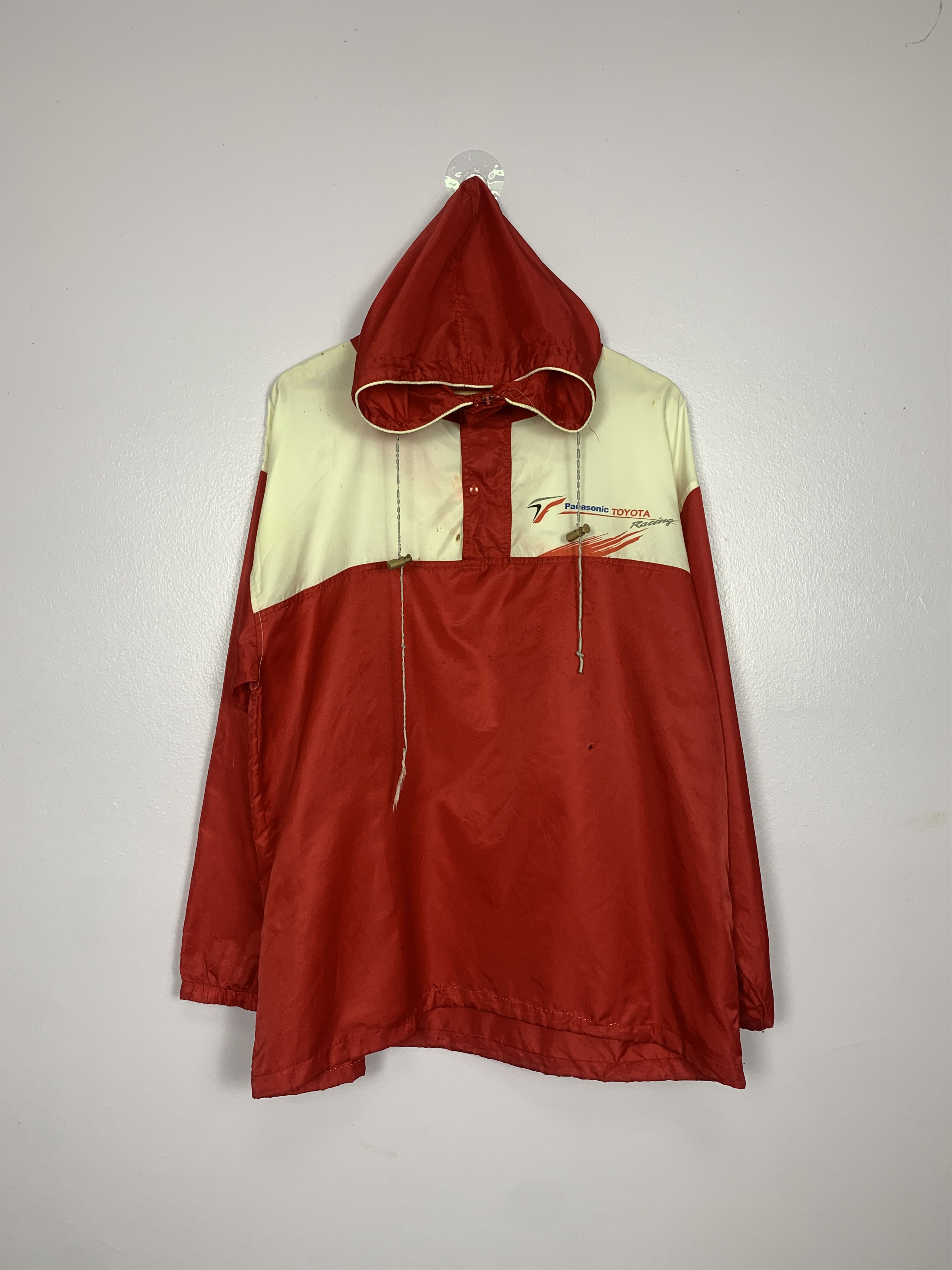 Japanese Brand Vintage TOYOTA 2005 F1 JAPAN Windbreaker Hoodie Jacket J0736 Size US M / EU 48-50 / 2 - 2 Thumbnail