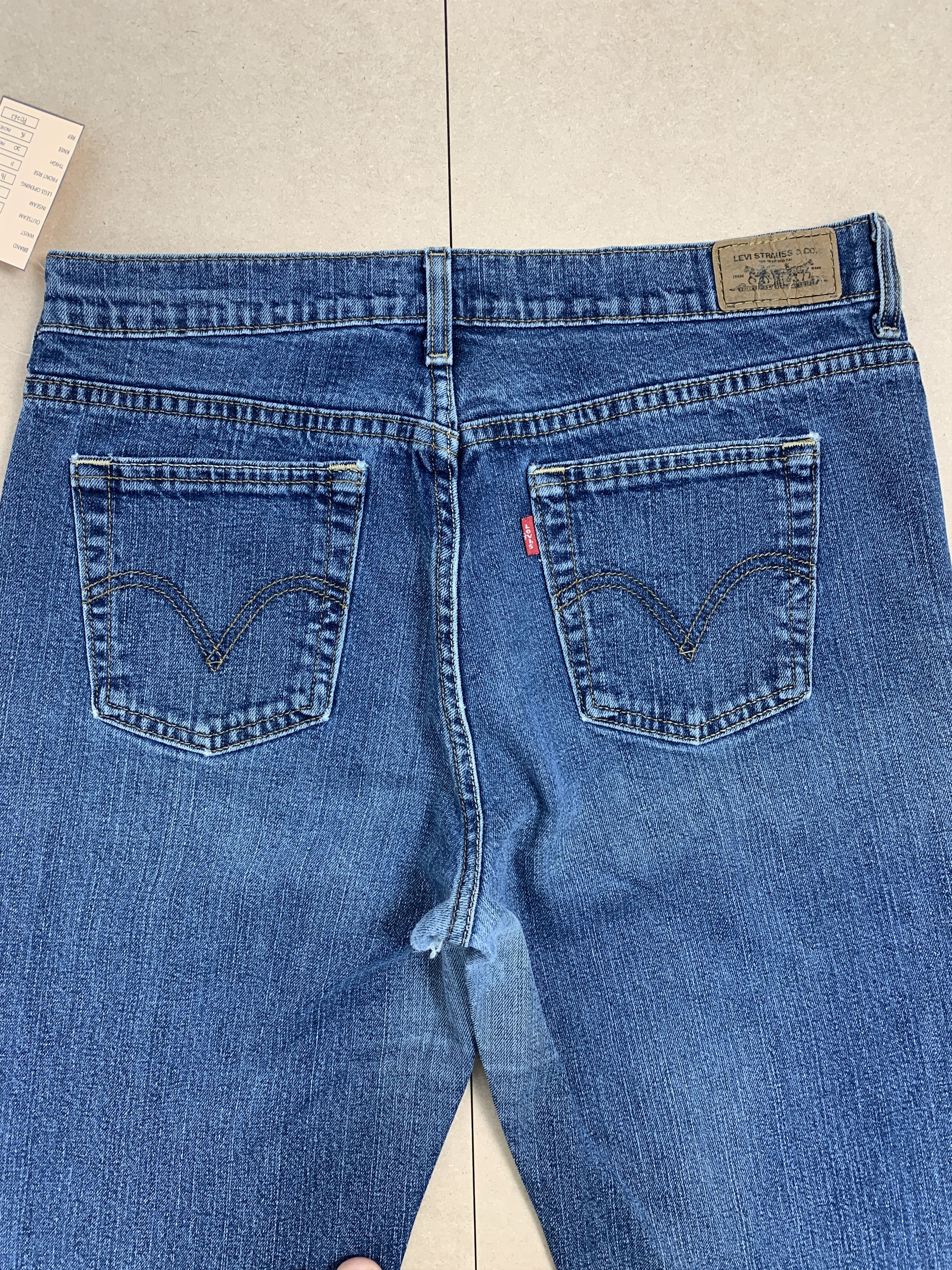 Levi's Vintage Levis 550 Straight Cut Faded Blue Jeans Size US 32 / EU 48 - 6 Thumbnail