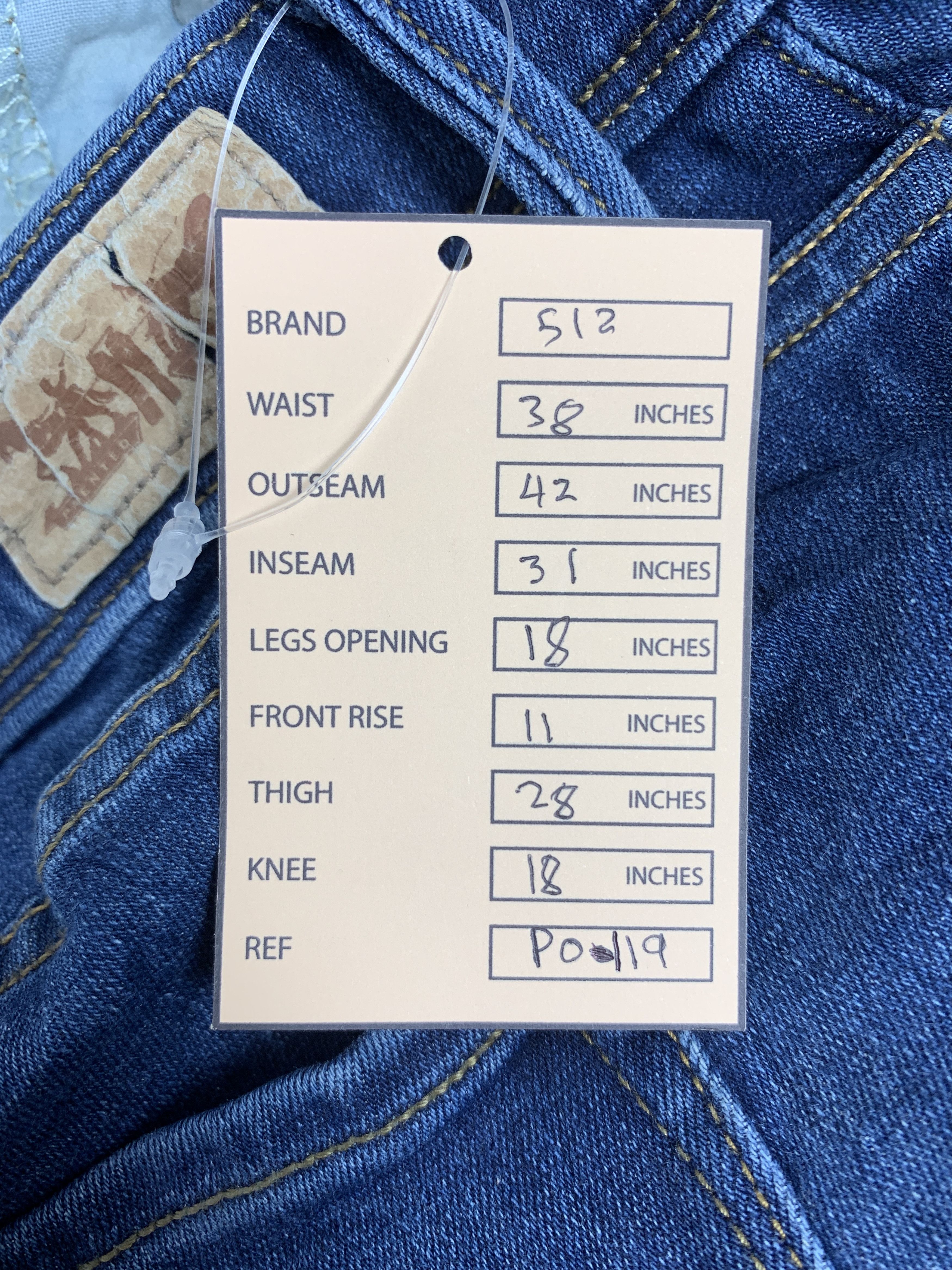 Levi's Vintage Levis 512 Faded Blue Jeans Size US 38 / EU 54 - 17 Thumbnail