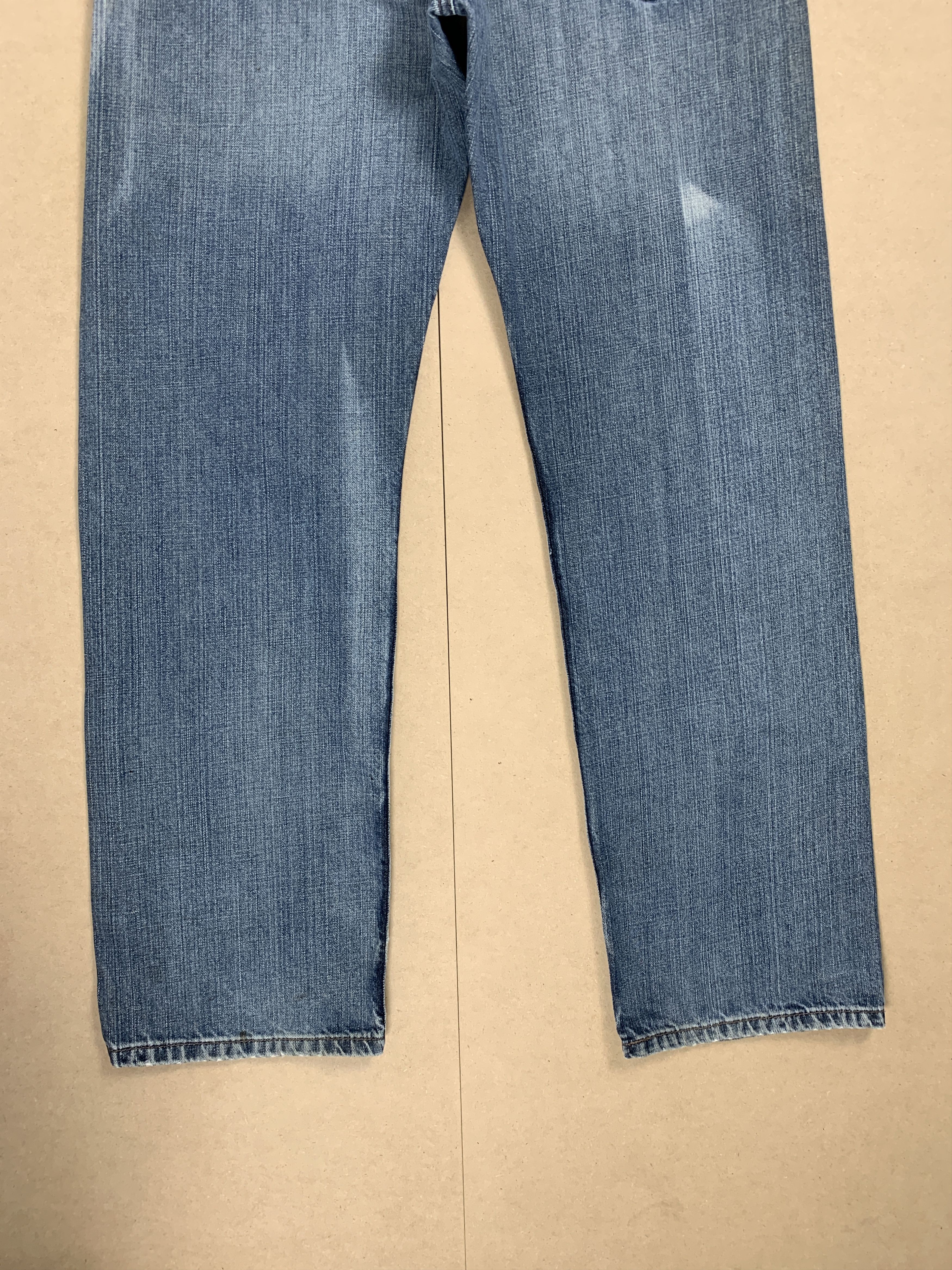 Levi's × Vintage Vintage Levis 569 Striaght Cut Distressed Faded Blue Jeans Size US 36 / EU 52 - 10 Thumbnail