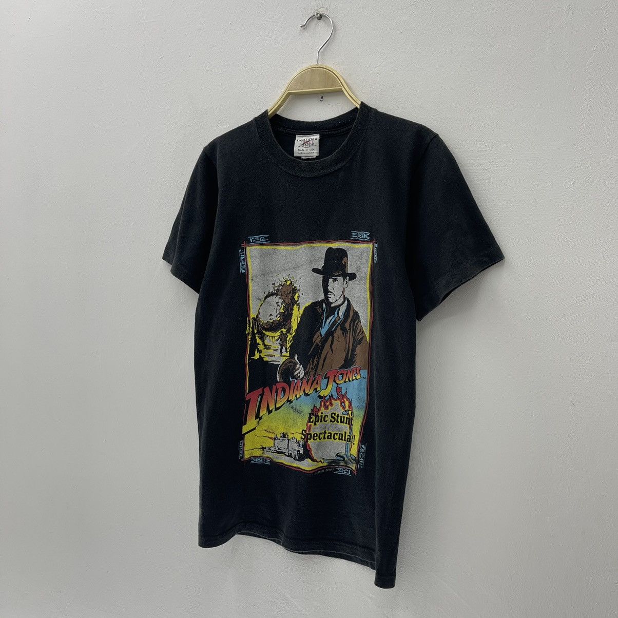 Vintage Indiana Jones Movie Shirt Vintage 90s Epic stunt Spectacular Size US XS / EU 42 / 0 - 7 Thumbnail