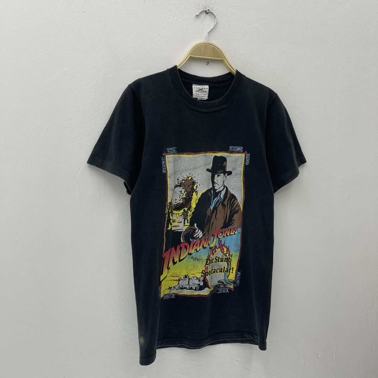 Vintage Indiana Jones Movie Shirt Vintage 90s Epic stunt Spectacular Size US XS / EU 42 / 0 - 5 Thumbnail