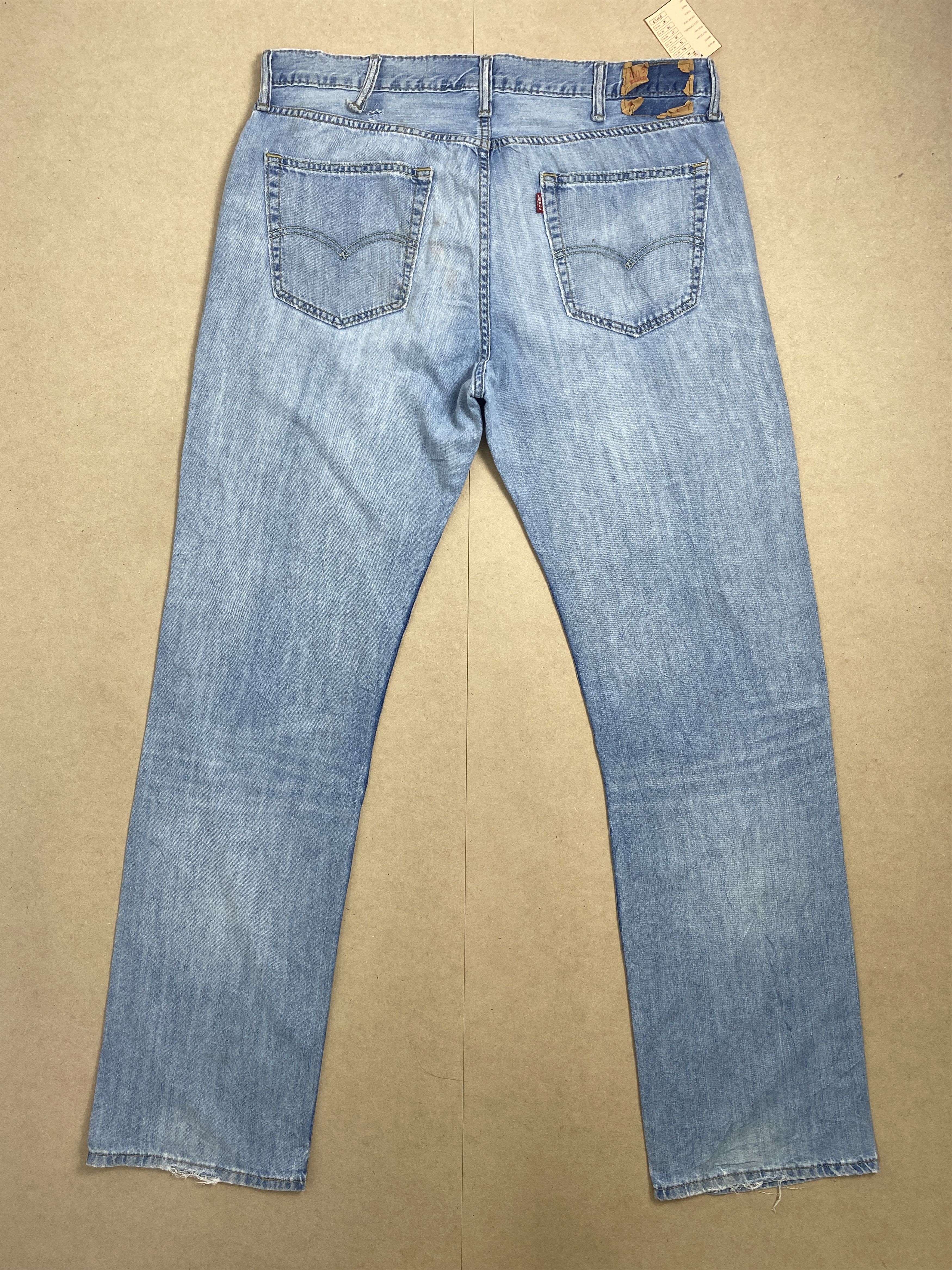 Levi's × Vintage Vintage Levis 559 Straight Cut Light Wash Jeans Size US 40 / EU 56 - 5 Thumbnail