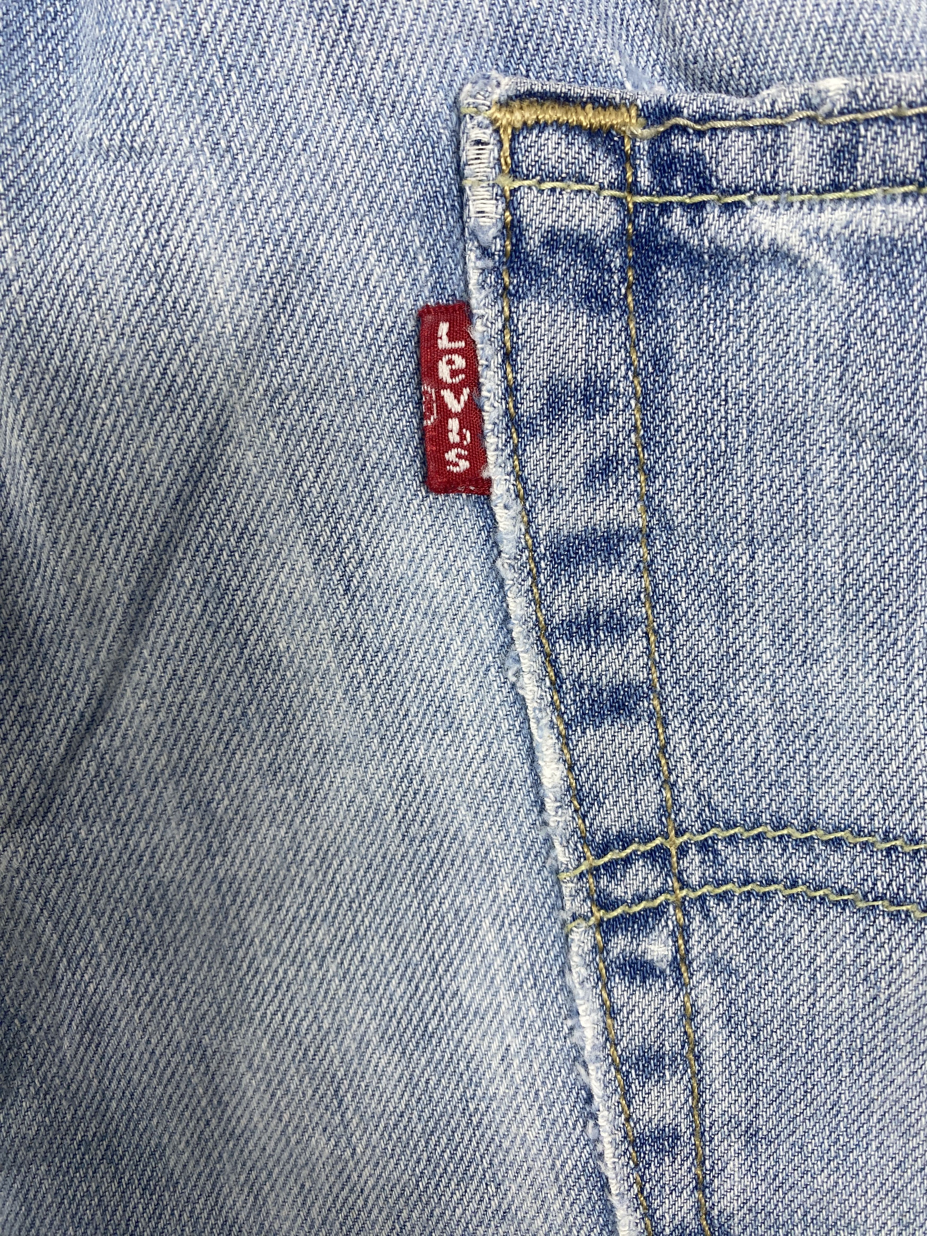 Levi's × Vintage Vintage Levis 559 Straight Cut Light Wash Jeans Size US 40 / EU 56 - 8 Thumbnail