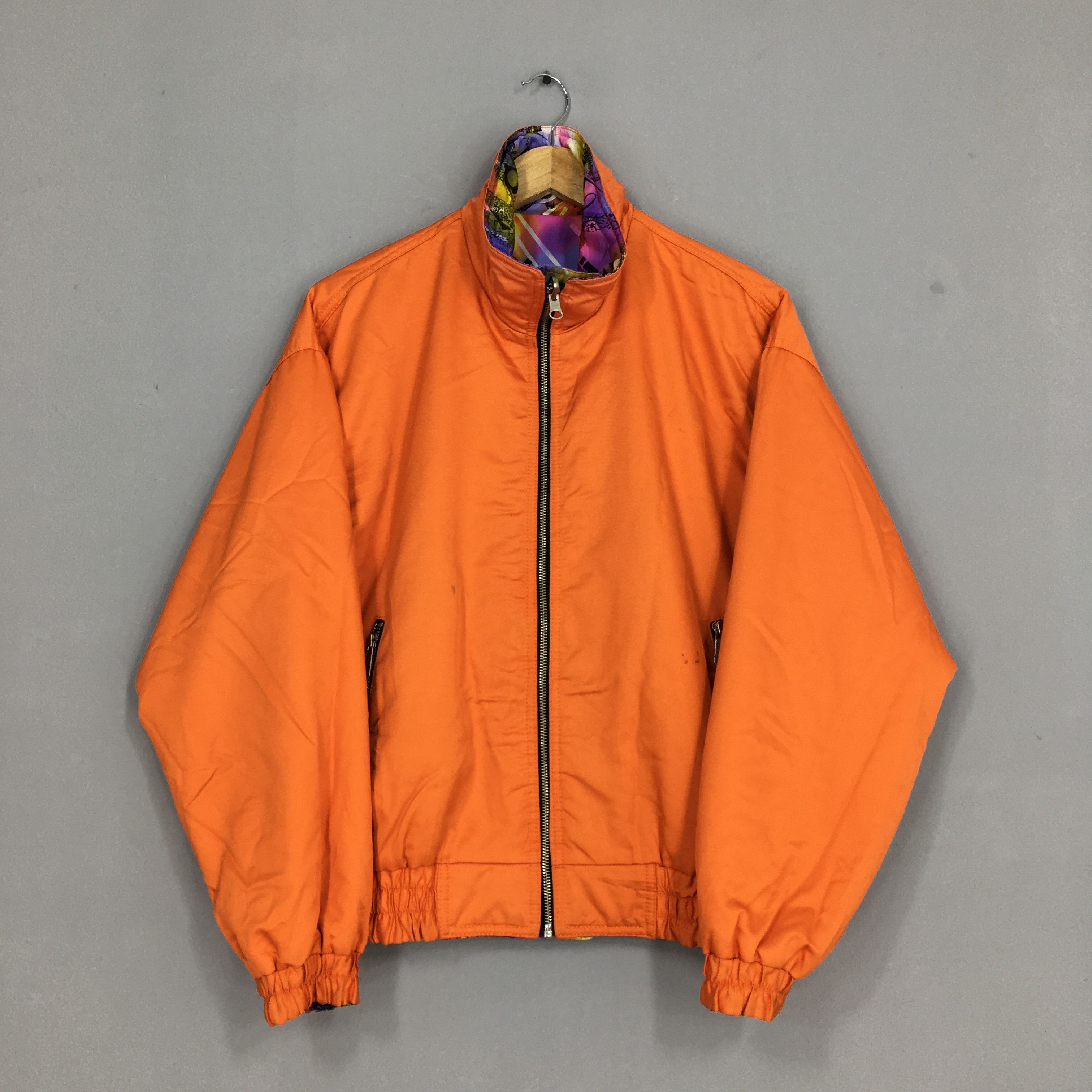 Adidas Vintage 90s Adidas Trefoil Reversible Crazy Patterned Jacket Size S / US 4 / IT 40 - 5 Thumbnail