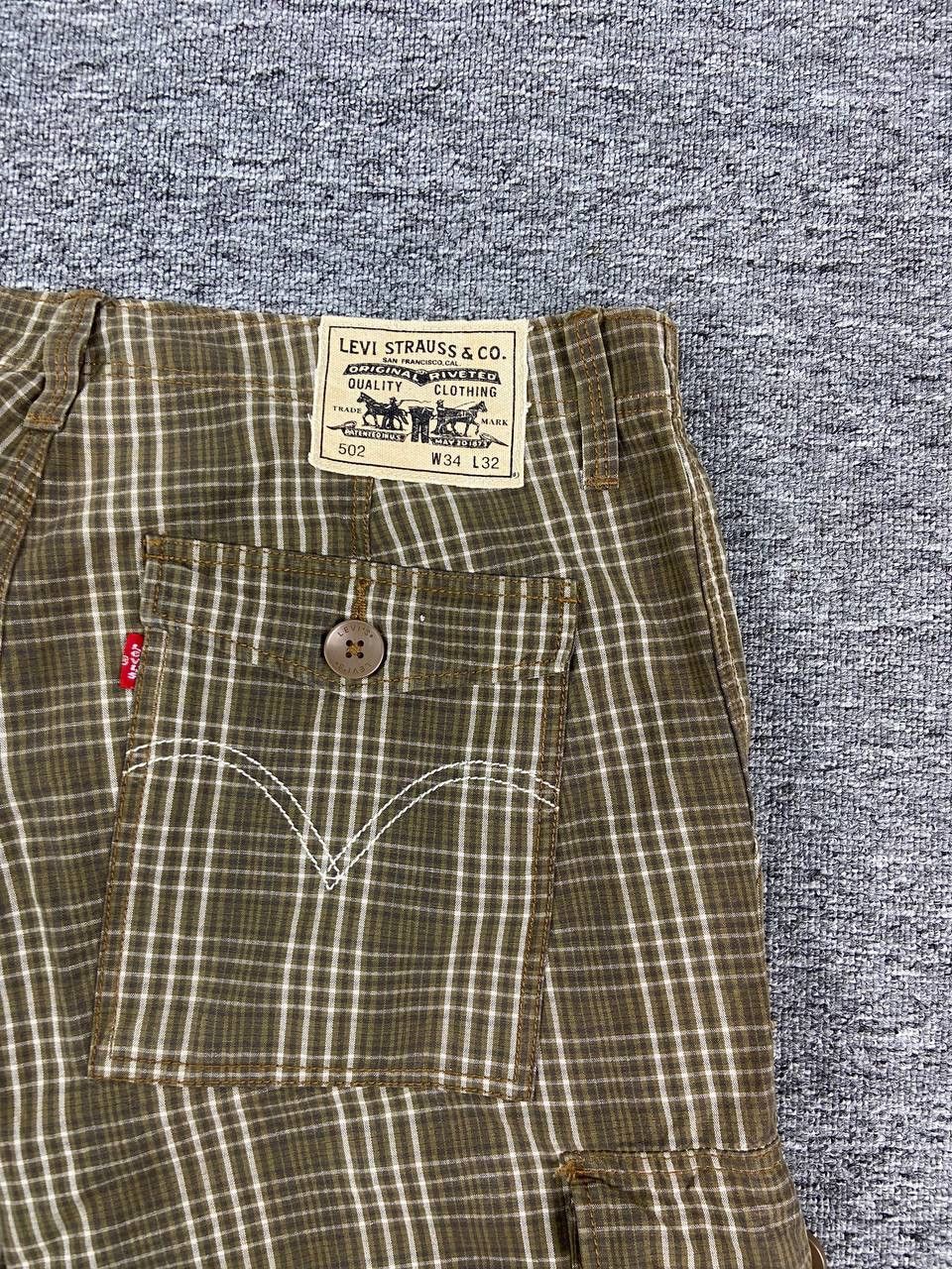 Levi's Vintage levis cargo pants checkered tartan Size US 36 / EU 52 - 5 Thumbnail