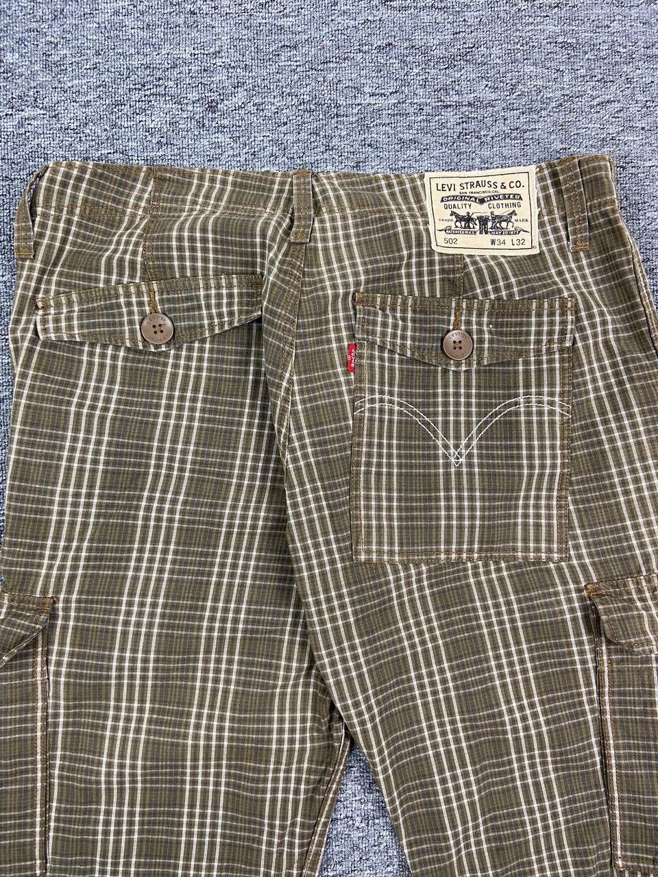 Levi's Vintage levis cargo pants checkered tartan Size US 36 / EU 52 - 4 Thumbnail