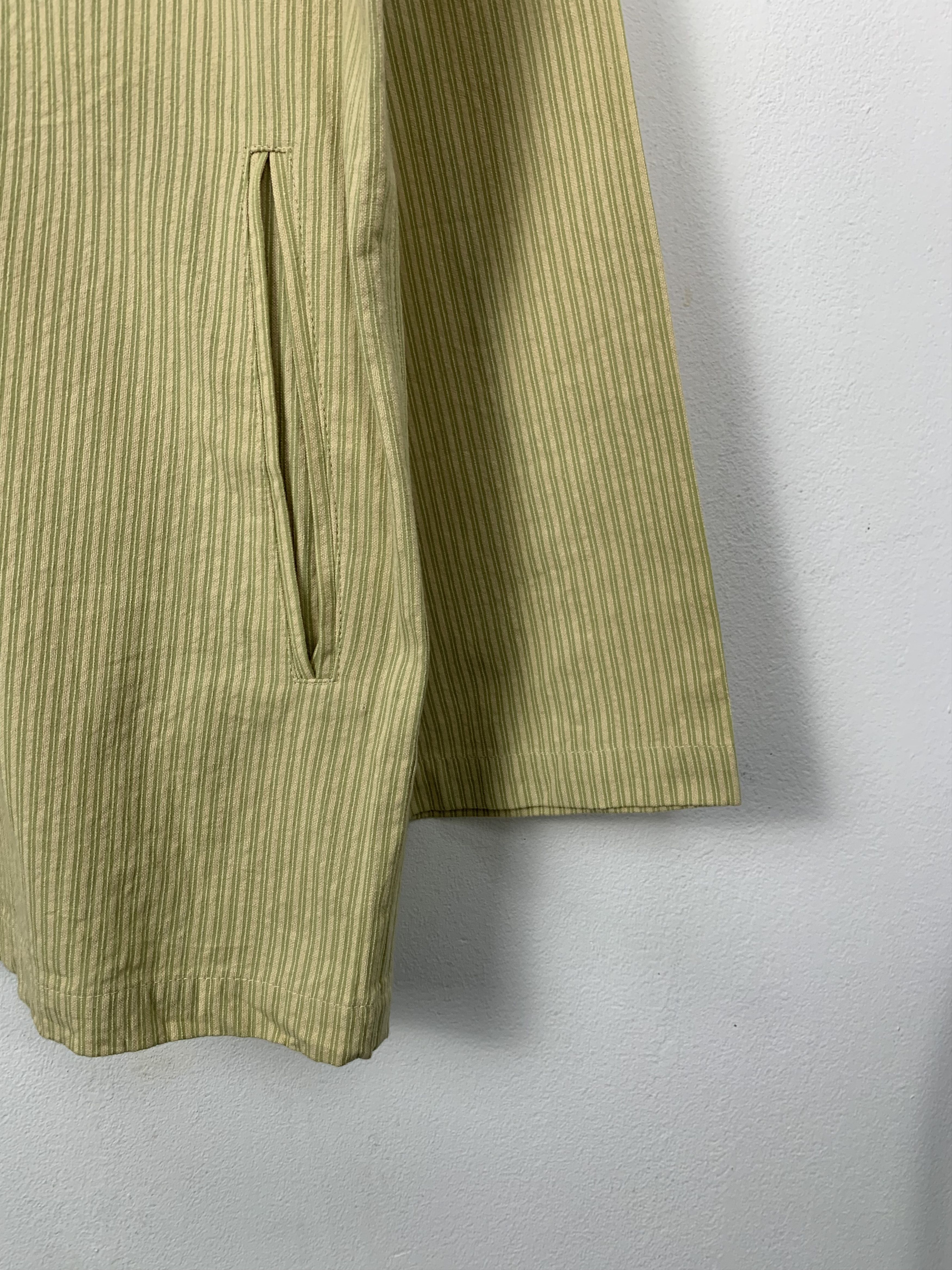Vintage Vintage ELLE HOMME Striped Zip UP Jacket Size US S / EU 44-46 / 1 - 3 Thumbnail