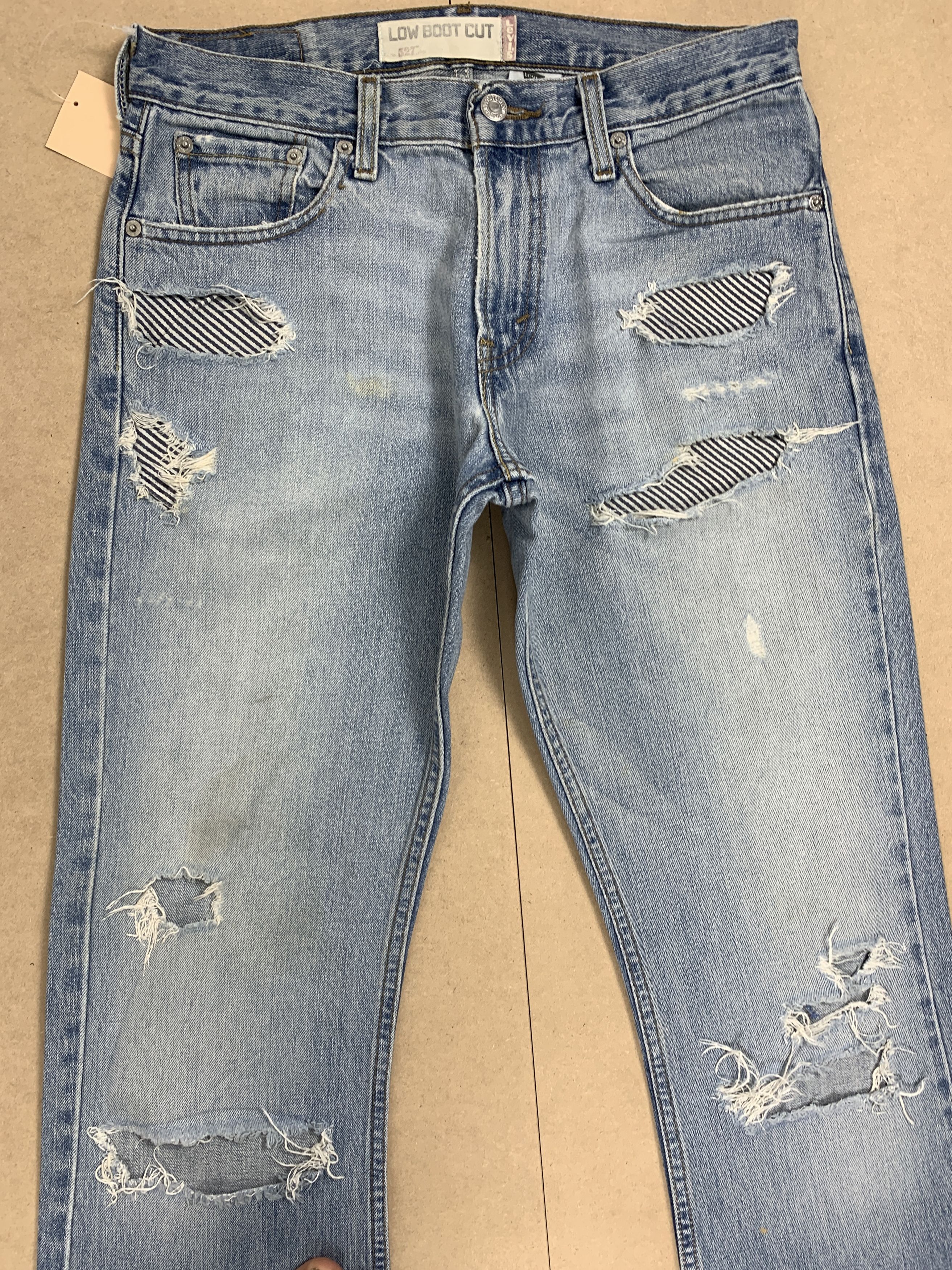 Levi's Vintage Levis 527 BootCut Distressed Faded Jeans P0343 Size US 32 / EU 48 - 4 Thumbnail