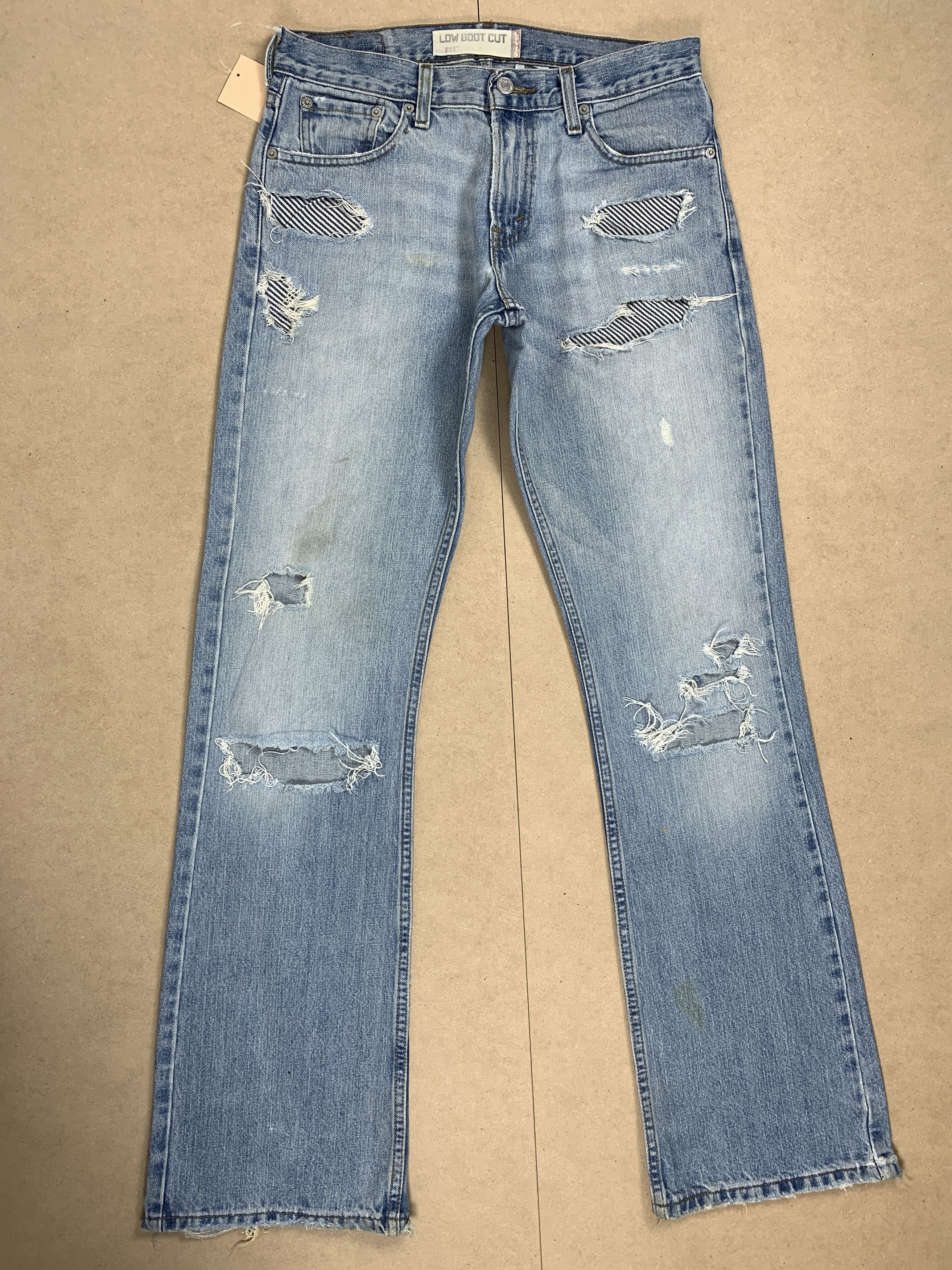 Levi's Vintage Levis 527 BootCut Distressed Faded Jeans P0343 Size US 32 / EU 48 - 2 Thumbnail