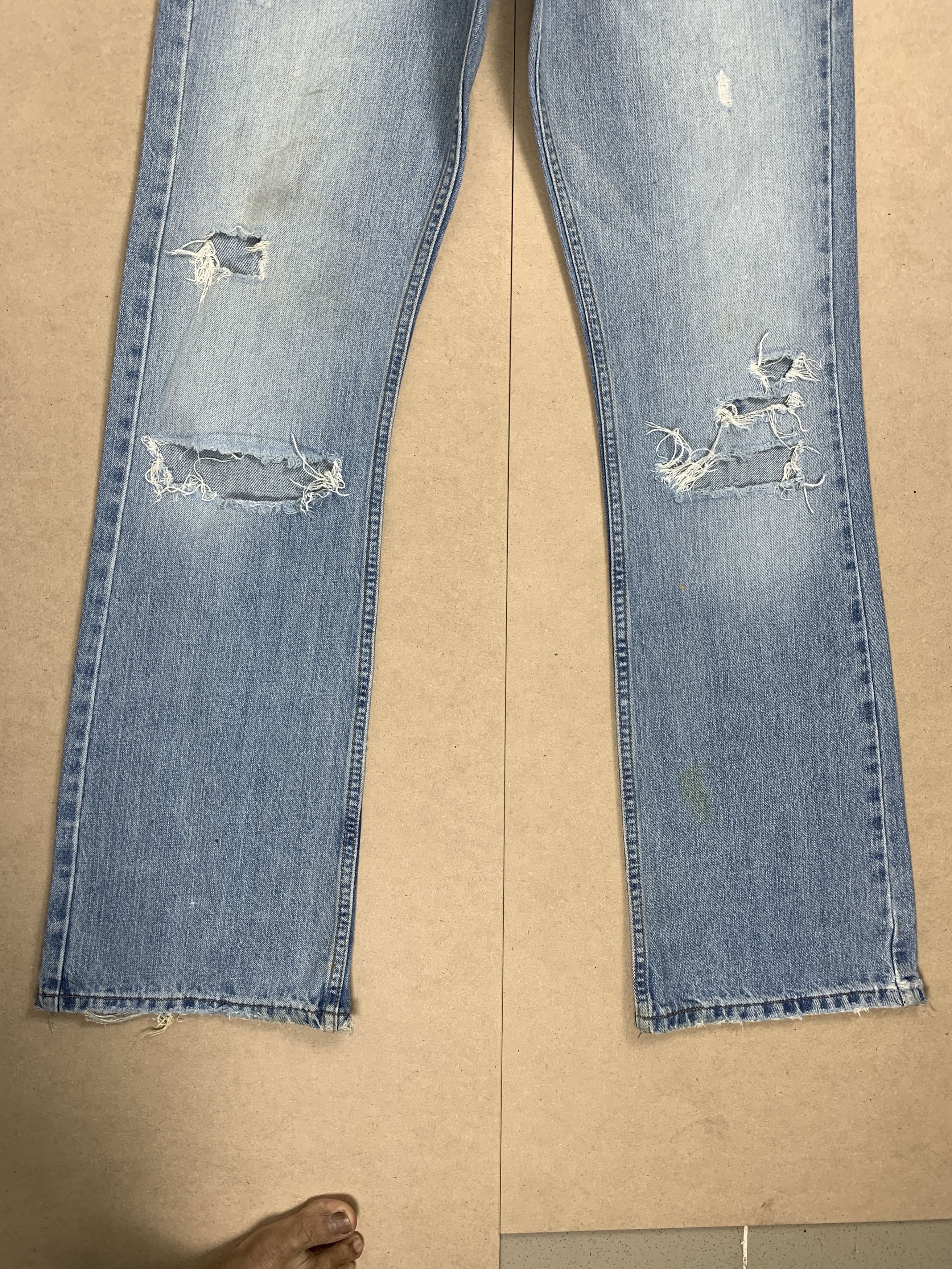 Levi's Vintage Levis 527 BootCut Distressed Faded Jeans P0343 Size US 32 / EU 48 - 6 Thumbnail
