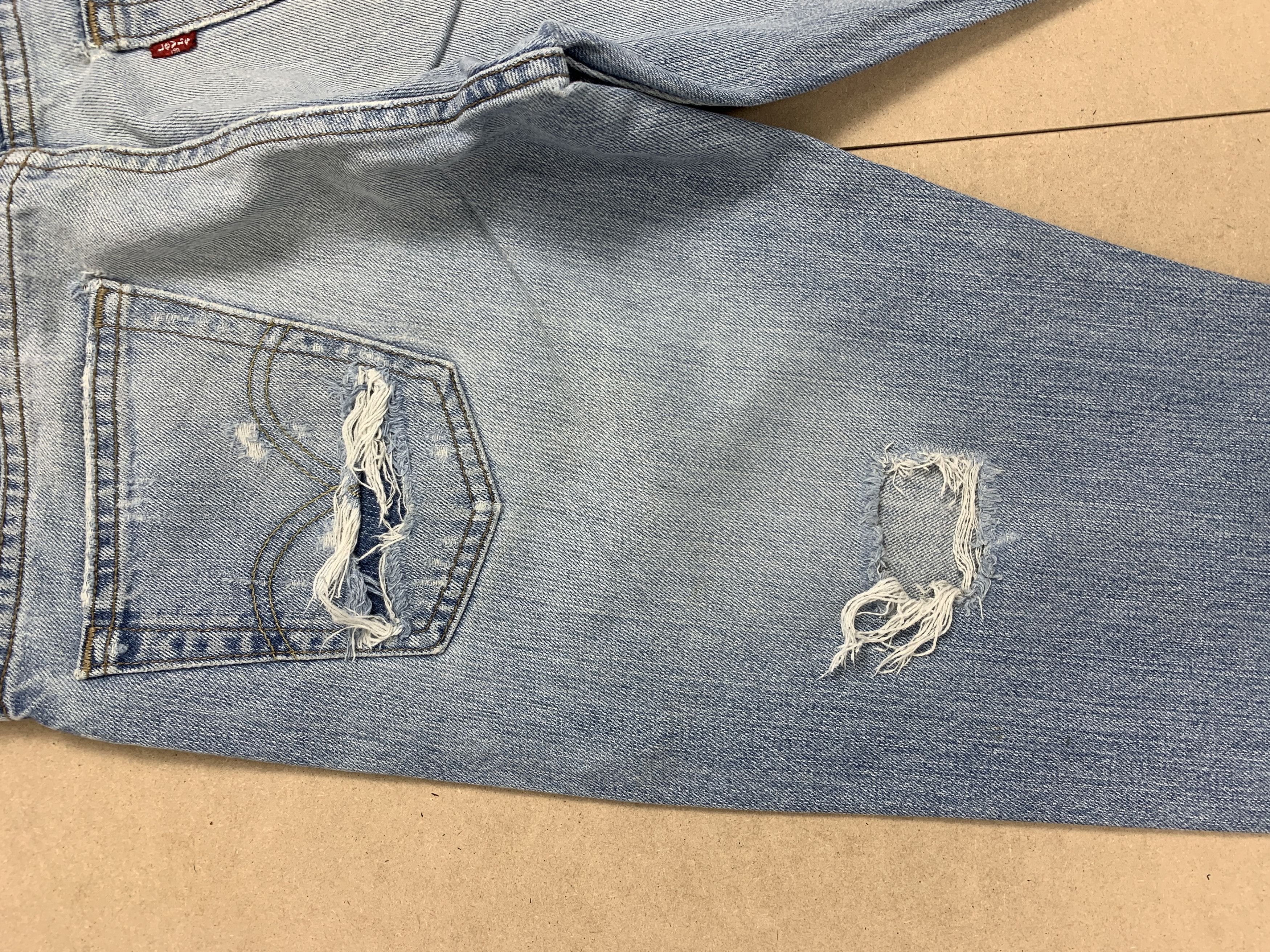Levi's Vintage Levis 527 BootCut Distressed Faded Jeans P0343 Size US 32 / EU 48 - 16 Thumbnail