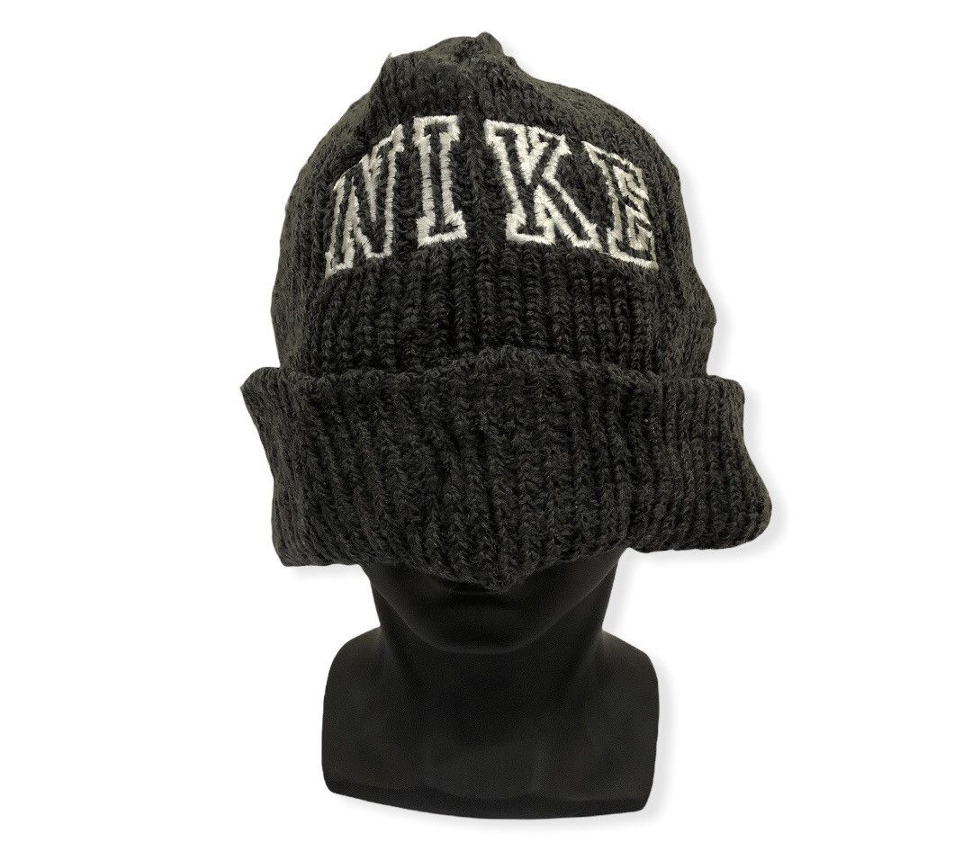 Nike × Vintage Vintage Nike Spell Out Beanie Hat Size ONE SIZE - 2 Thumbnail