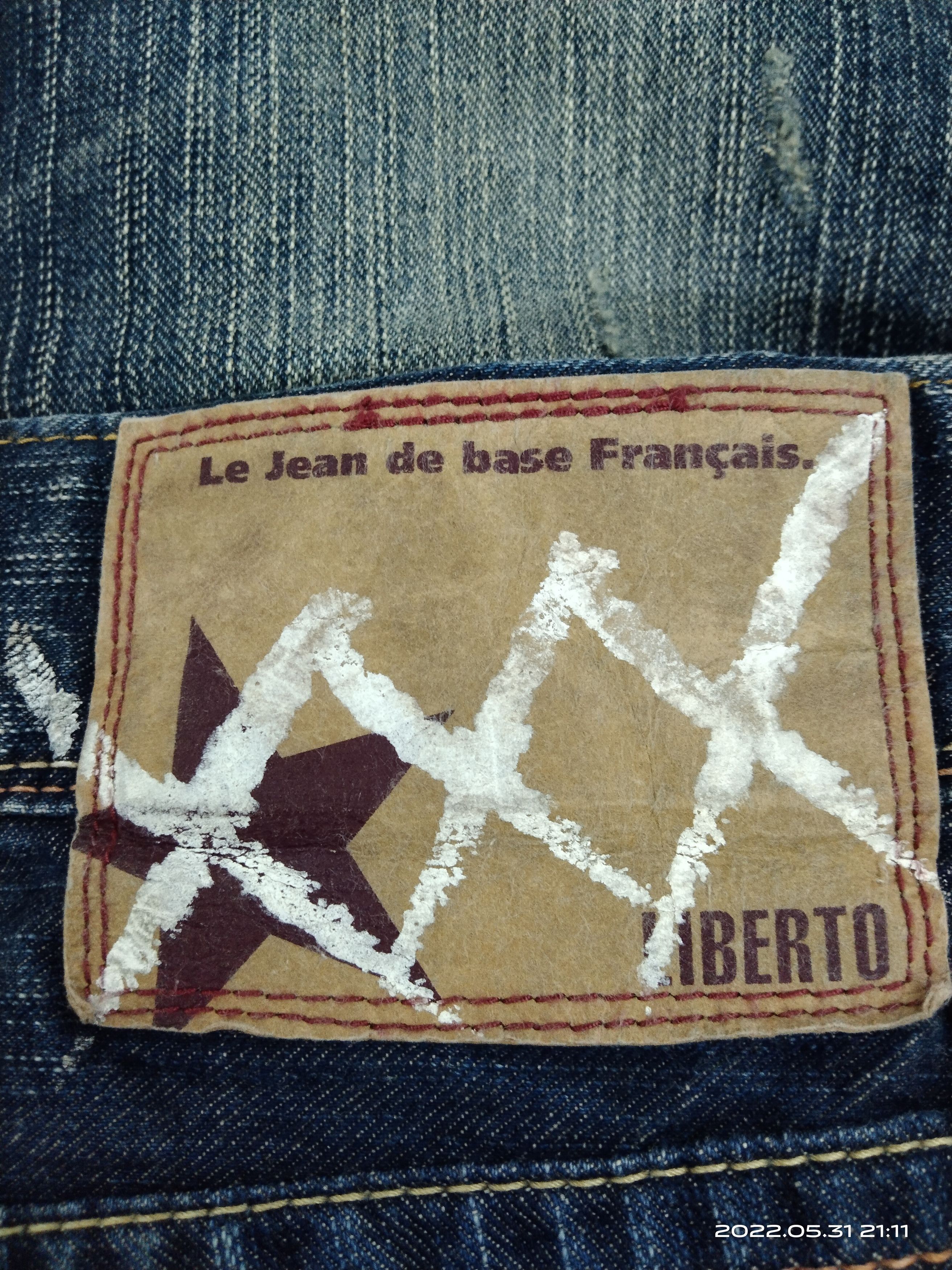 Japanese Brand FLARE🔥DiSTRESSED STUDDED LIBERTO DENIM PANTS Size US 33 - 8 Thumbnail