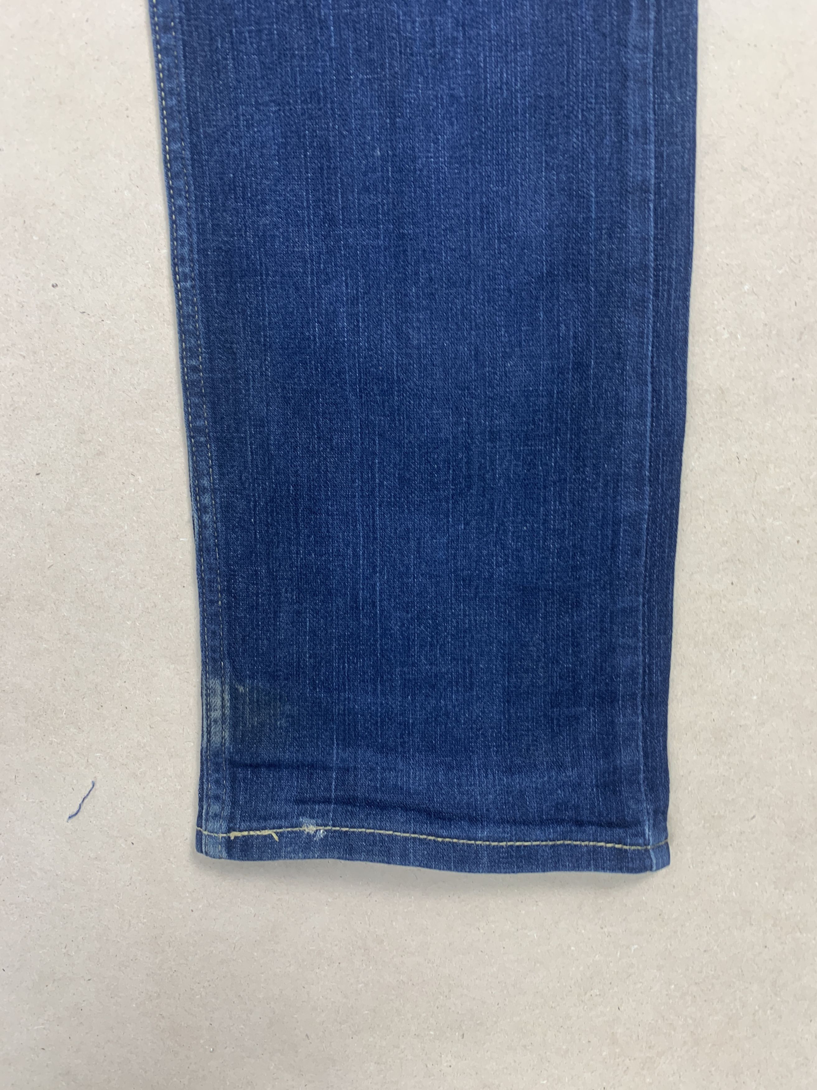 Levi's × Vintage Vintage Levis 513 Straight Cut Faded Blue Jeans Size US 37 - 4 Thumbnail