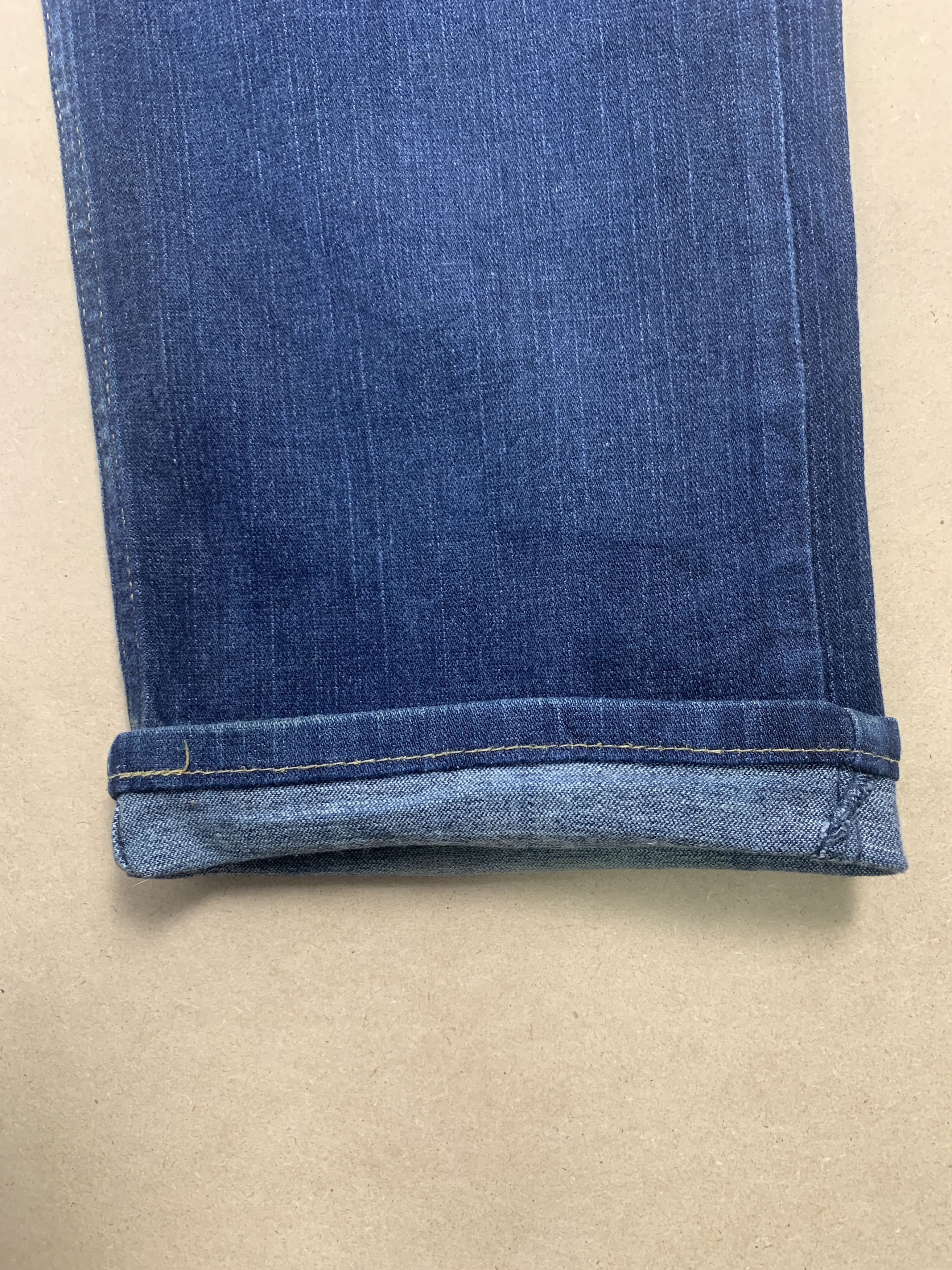 Levi's × Vintage Vintage Levis 513 Straight Cut Faded Blue Jeans Size US 37 - 5 Thumbnail