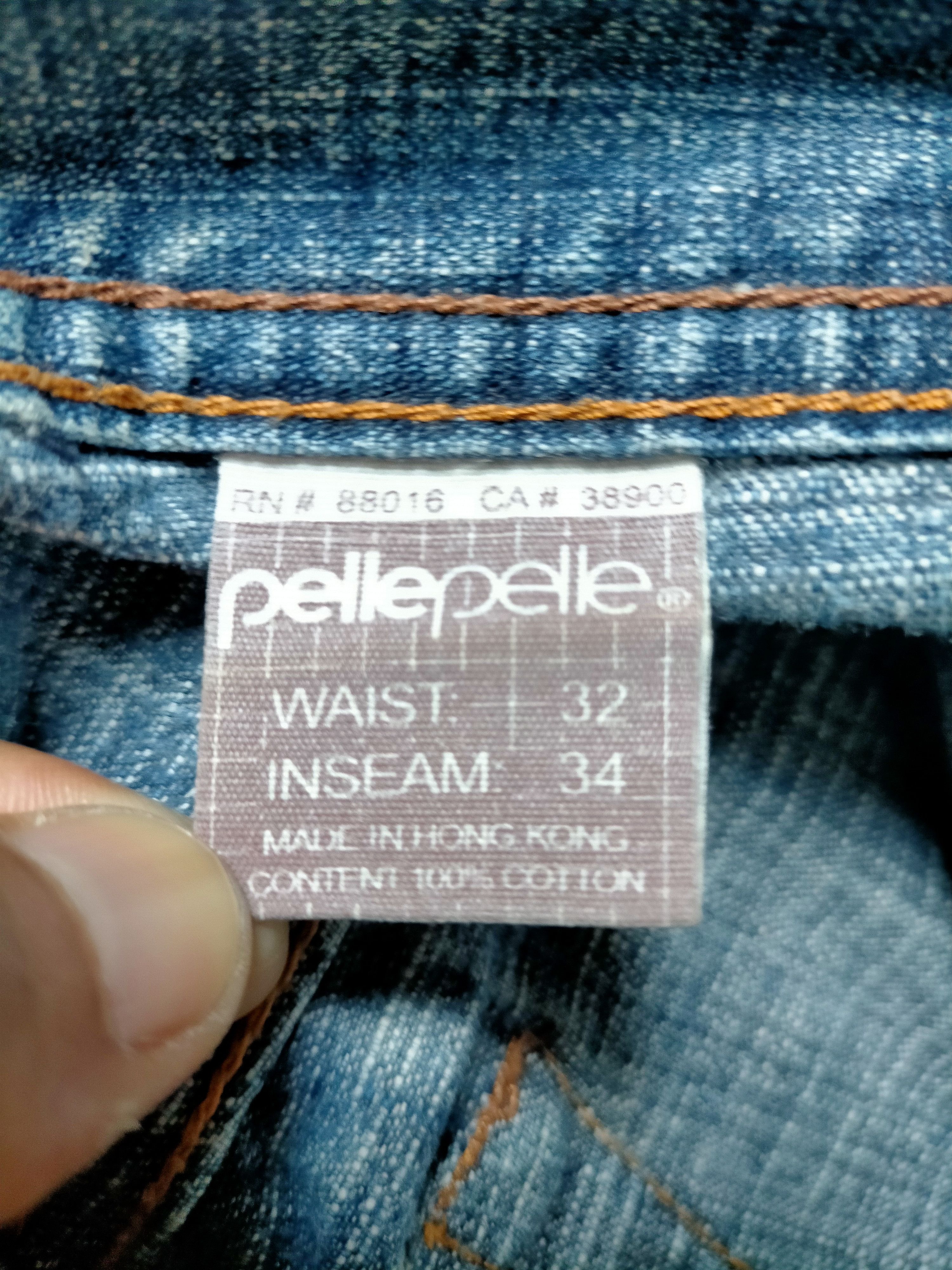 Pelle Pelle Pelle Pelle Wide Baggy Jeans Size US 32 / EU 48 - 22 Thumbnail