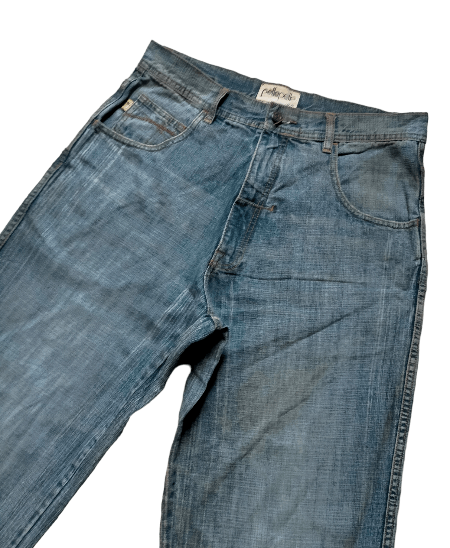 Pelle Pelle Pelle Pelle Wide Baggy Jeans Size US 32 / EU 48 - 10 Thumbnail