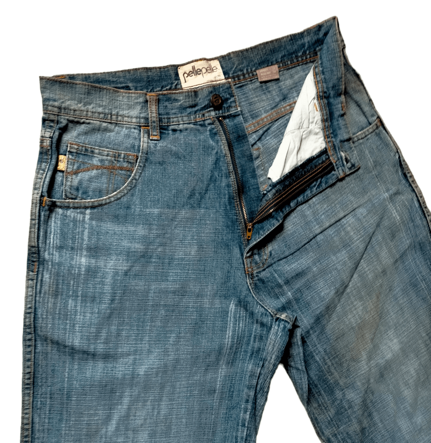 Pelle Pelle Pelle Pelle Wide Baggy Jeans Size US 32 / EU 48 - 11 Thumbnail