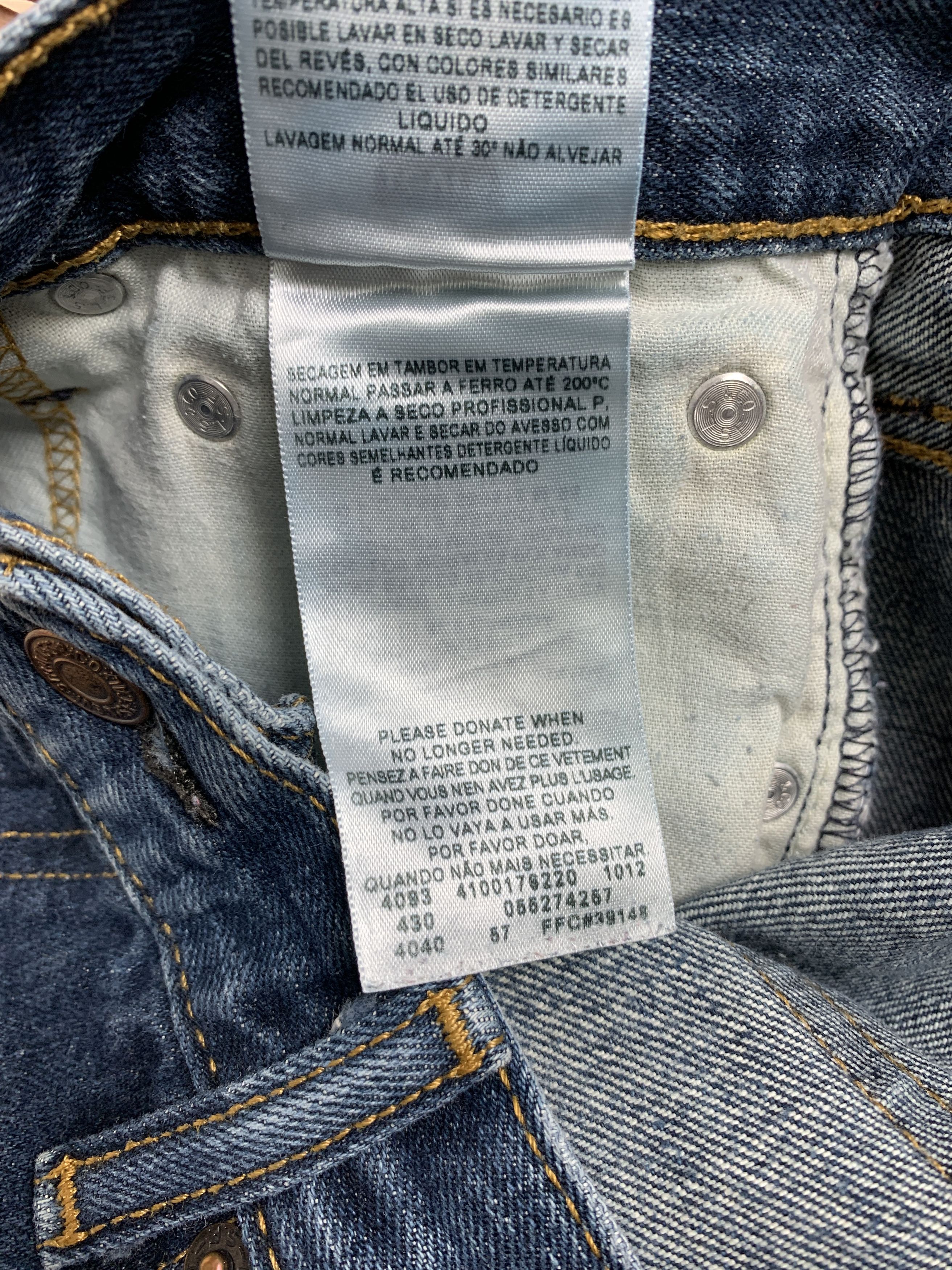 Levi's Vintage Levis 527 Straight Cut Faded Jeans P0344 Size US 31 - 13 Thumbnail