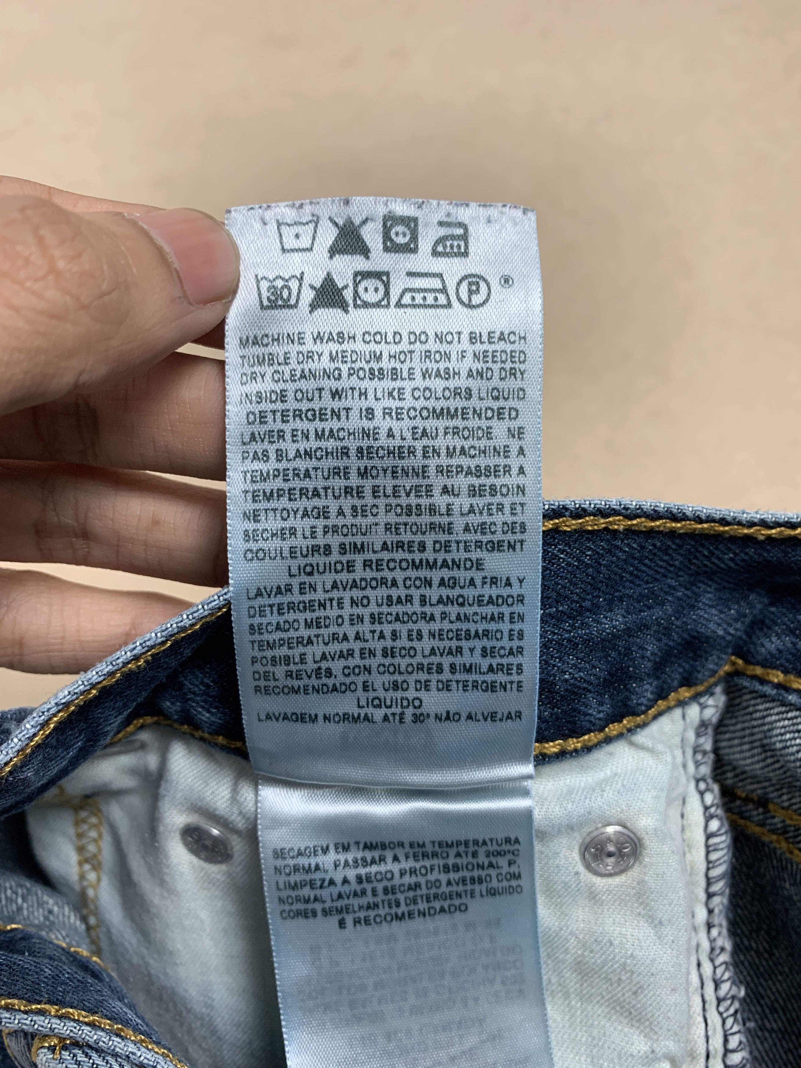 Levi's Vintage Levis 527 Straight Cut Faded Jeans P0344 Size US 31 - 12 Thumbnail