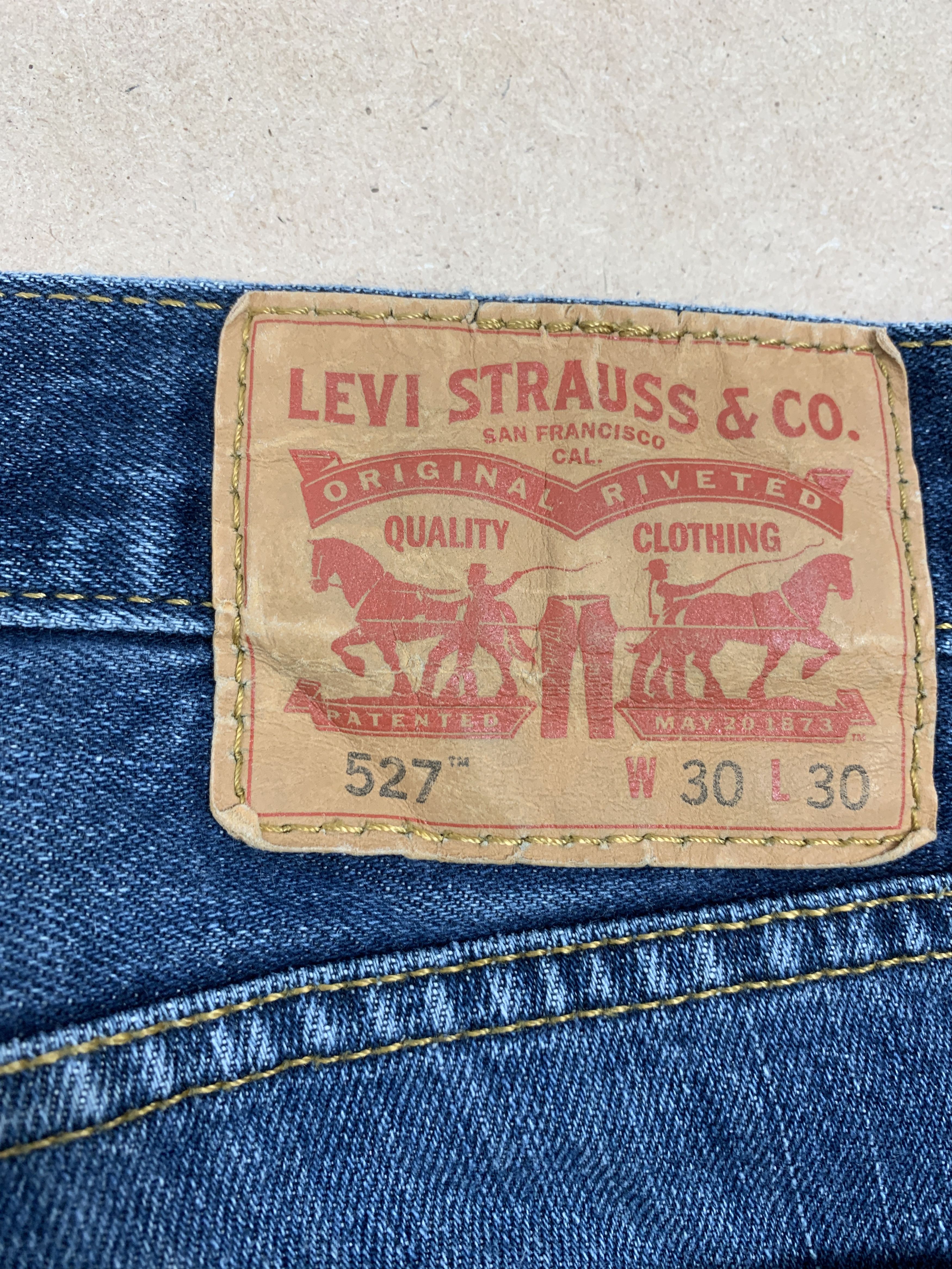 Levi's Vintage Levis 527 Straight Cut Faded Jeans P0344 Size US 31 - 8 Thumbnail