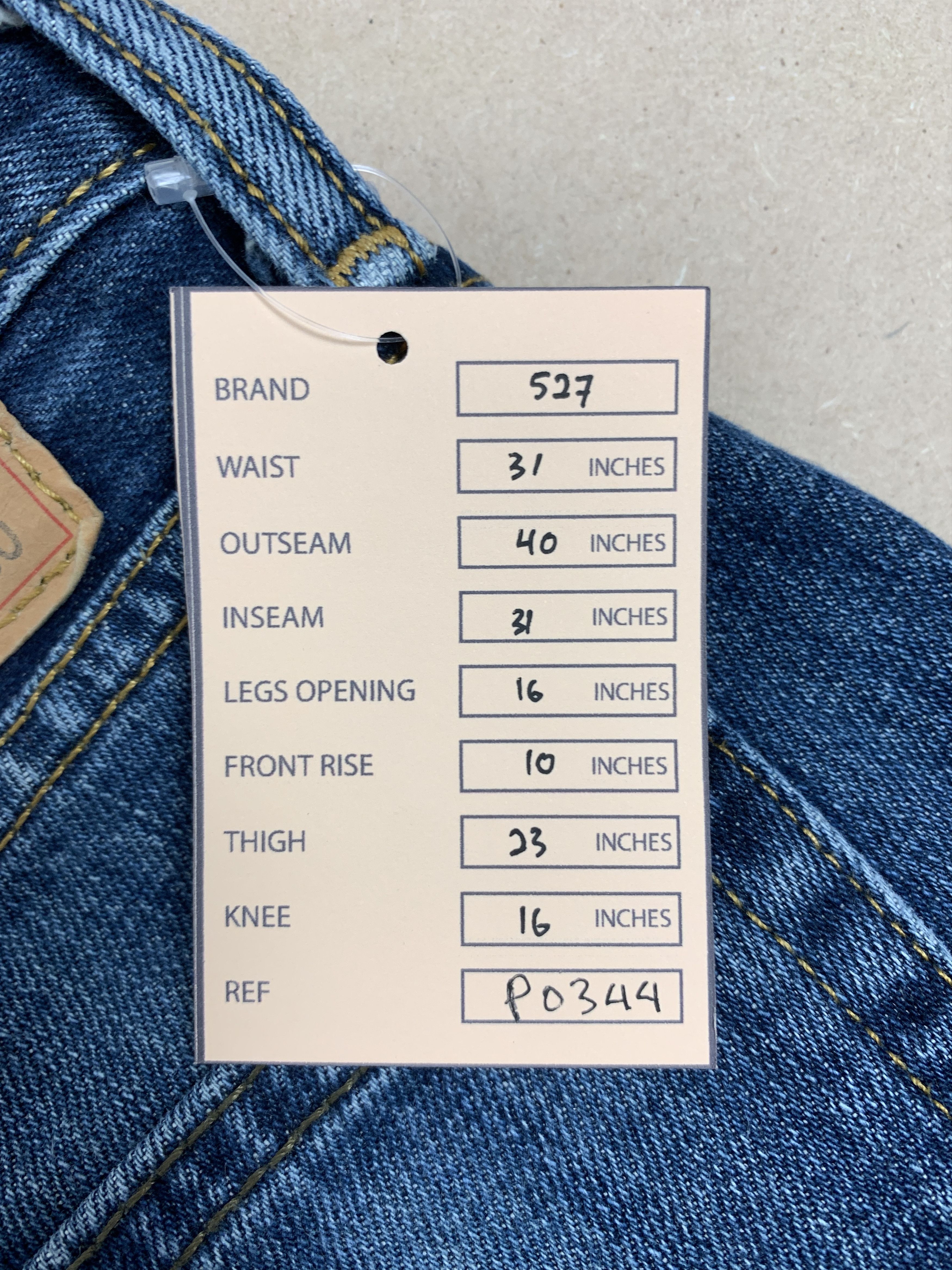 Levi's Vintage Levis 527 Straight Cut Faded Jeans P0344 Size US 31 - 18 Thumbnail